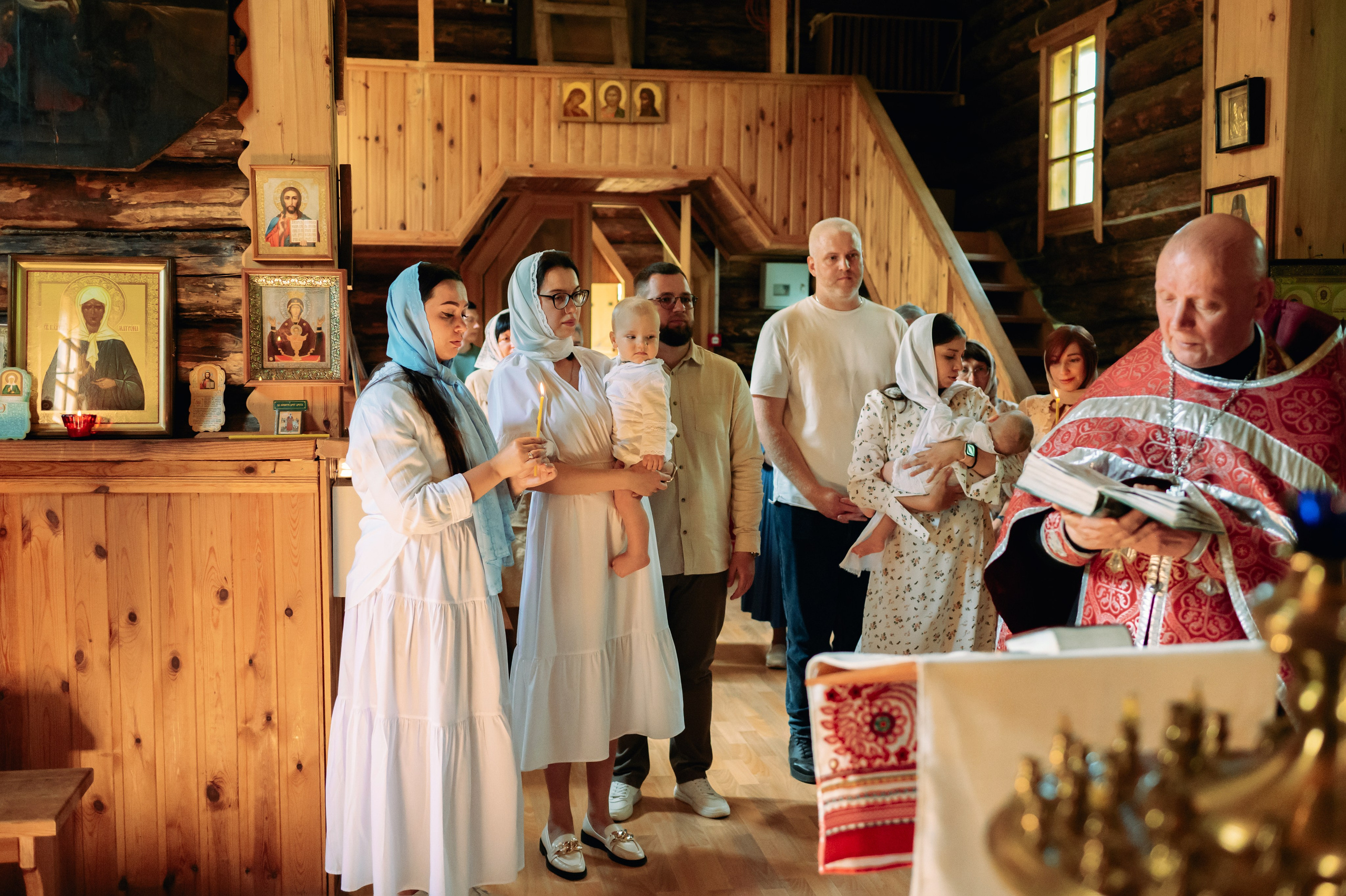 Фотосессия крещения детей. Фотограф в Кирове Инна Софронова