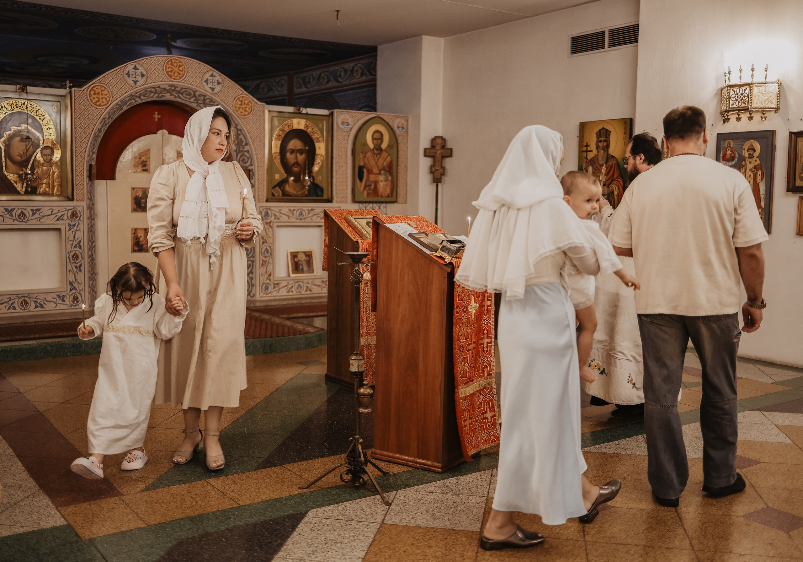 Крещение. Фотограф и видеограф в Москве Полина Абраменкова