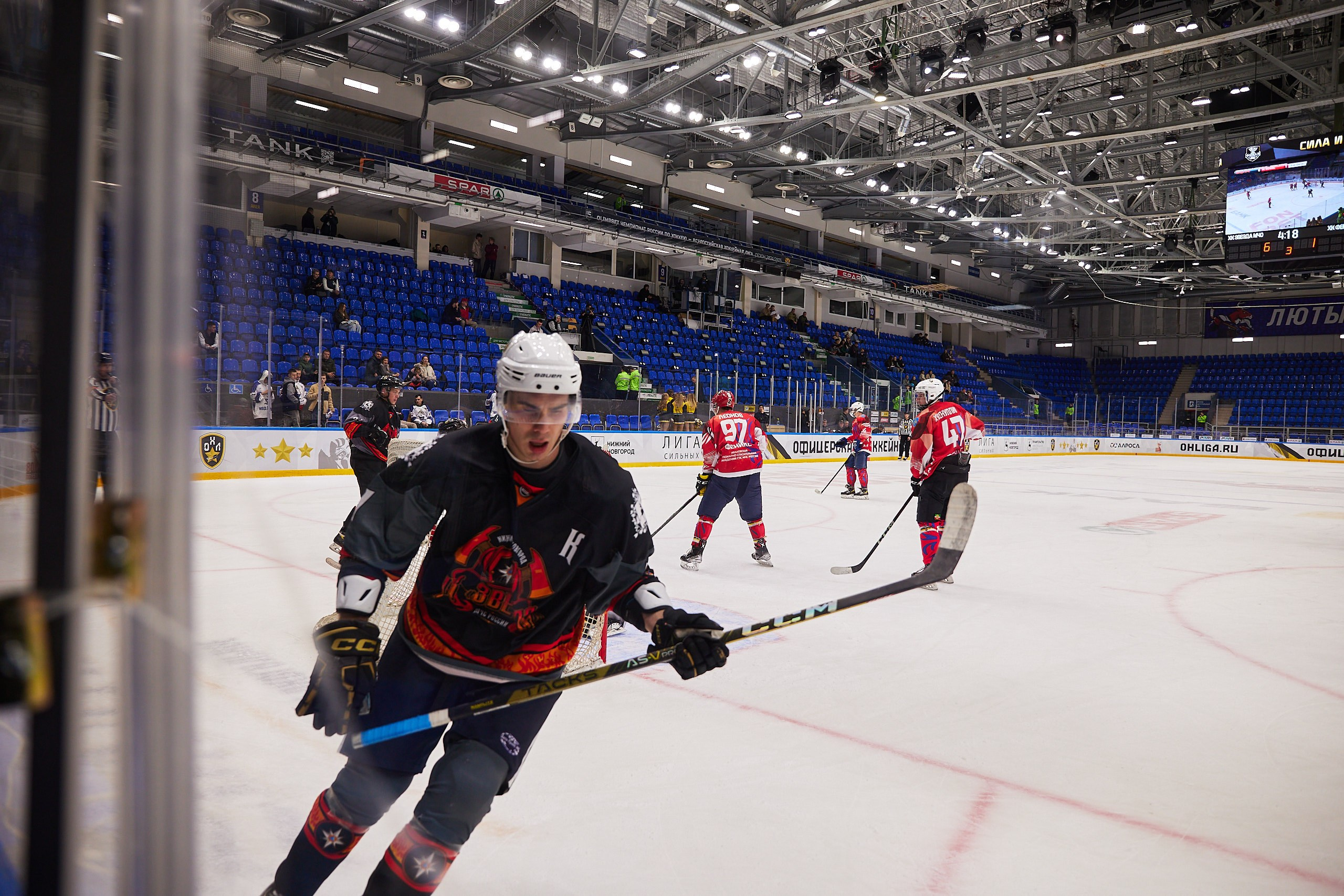 Репортаж. Офицерская хоккейная лига 2025 год. Спортивный фотограф Некрасов Денис