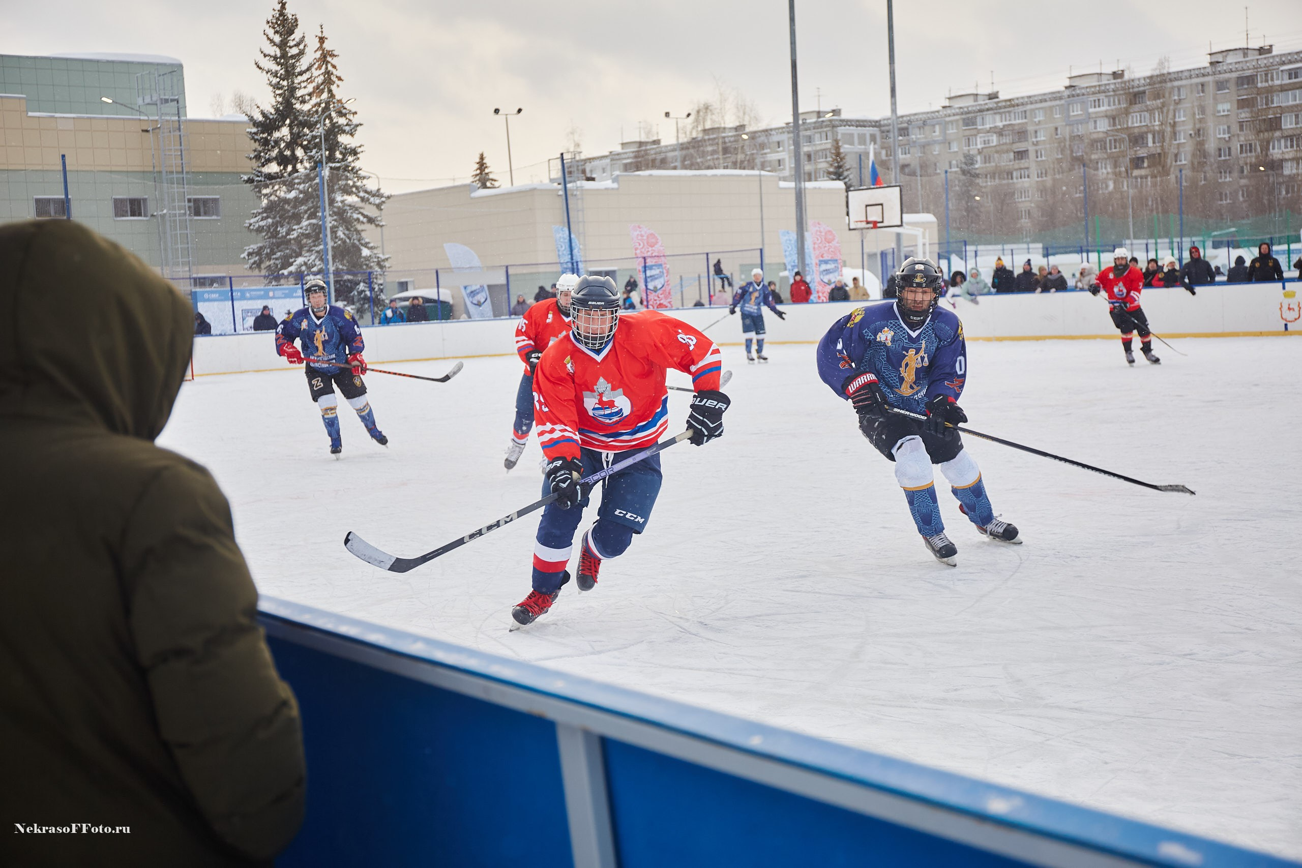 Турнир по хоккею «Русская классика» в рамках Офицерской хоккейной лиги. Спортивный фотограф Некрасов Денис