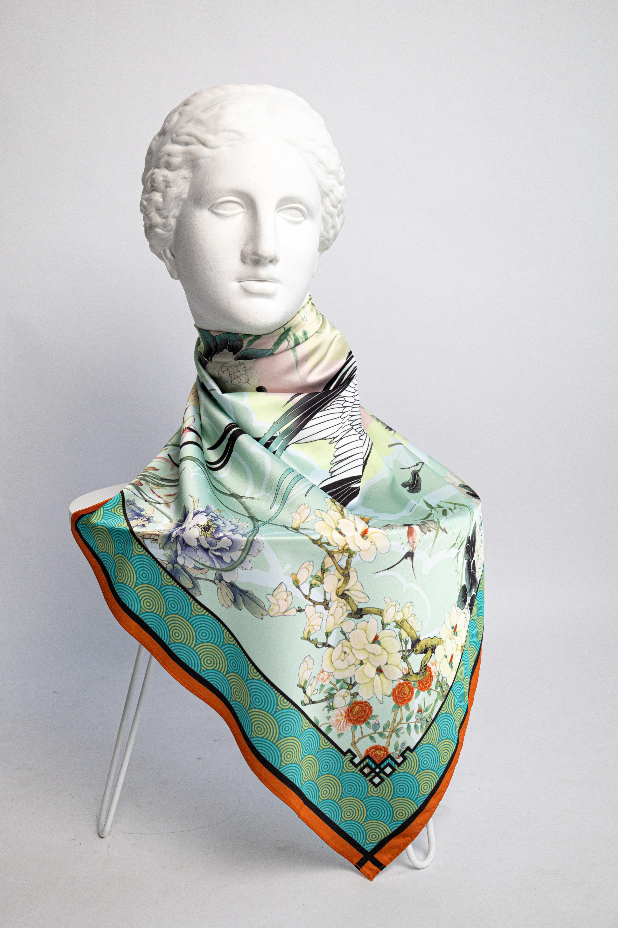 Шелковые платки для WB. Фотограф Ирина Колесникова