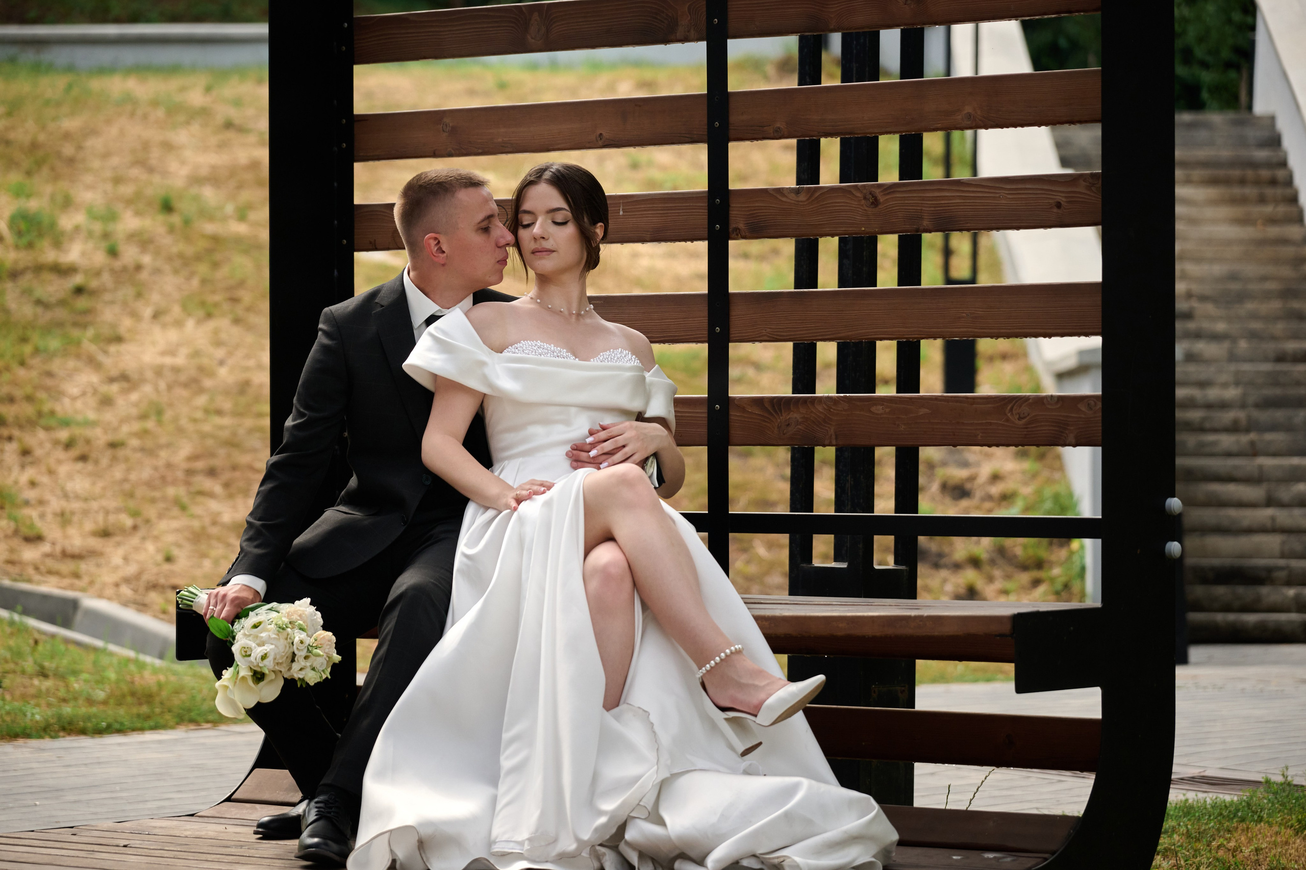 Свадебная фотосессия Никиты и Ангелины в Старом Осколе. Профессиональный фотограф Старый Оскол, Губкин — свадьба, венчание, крещение, юбилей и день рождения