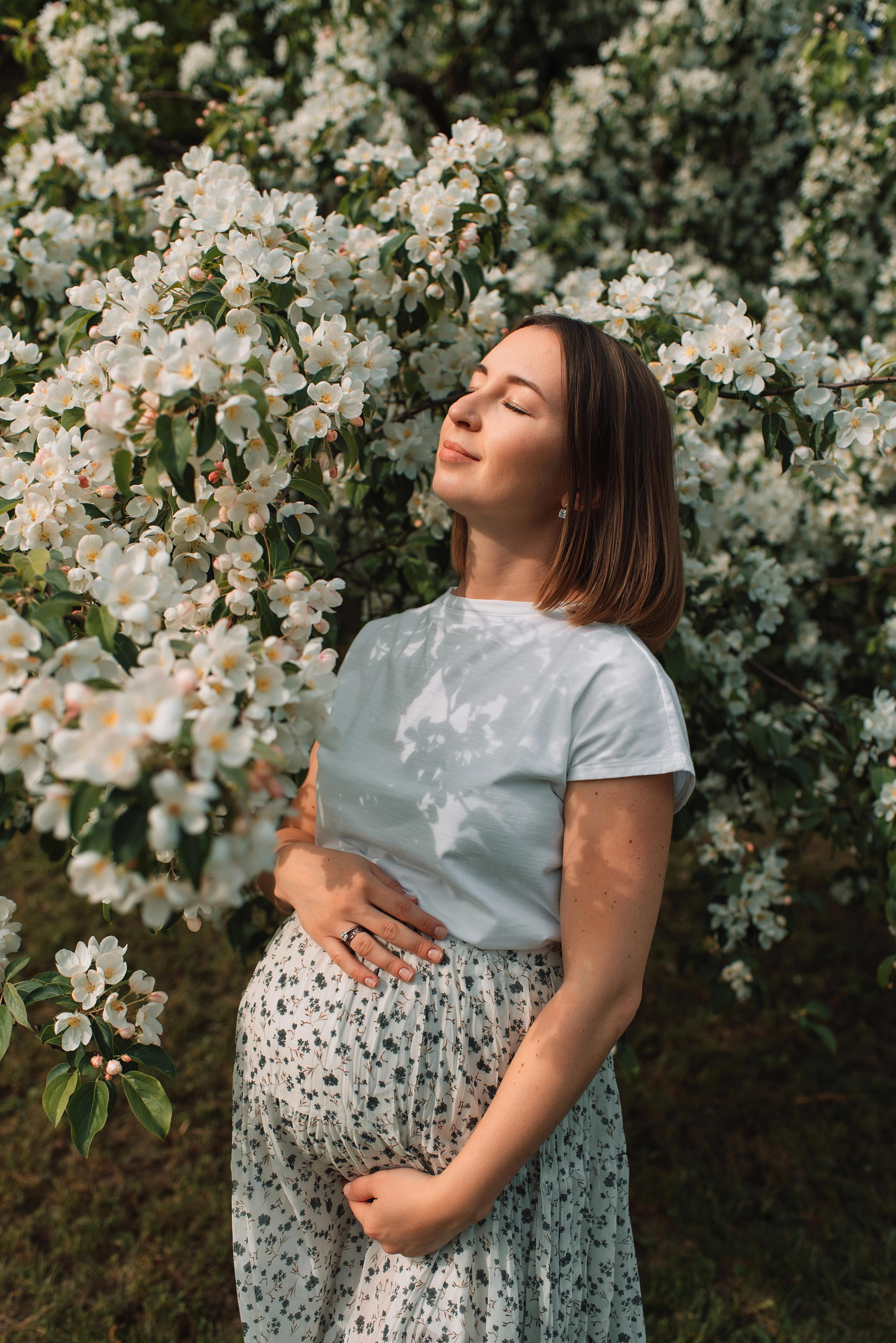 Цветение в парке. Семейный и детский фотограф в Москве и Подмосковье Ксения Черникова