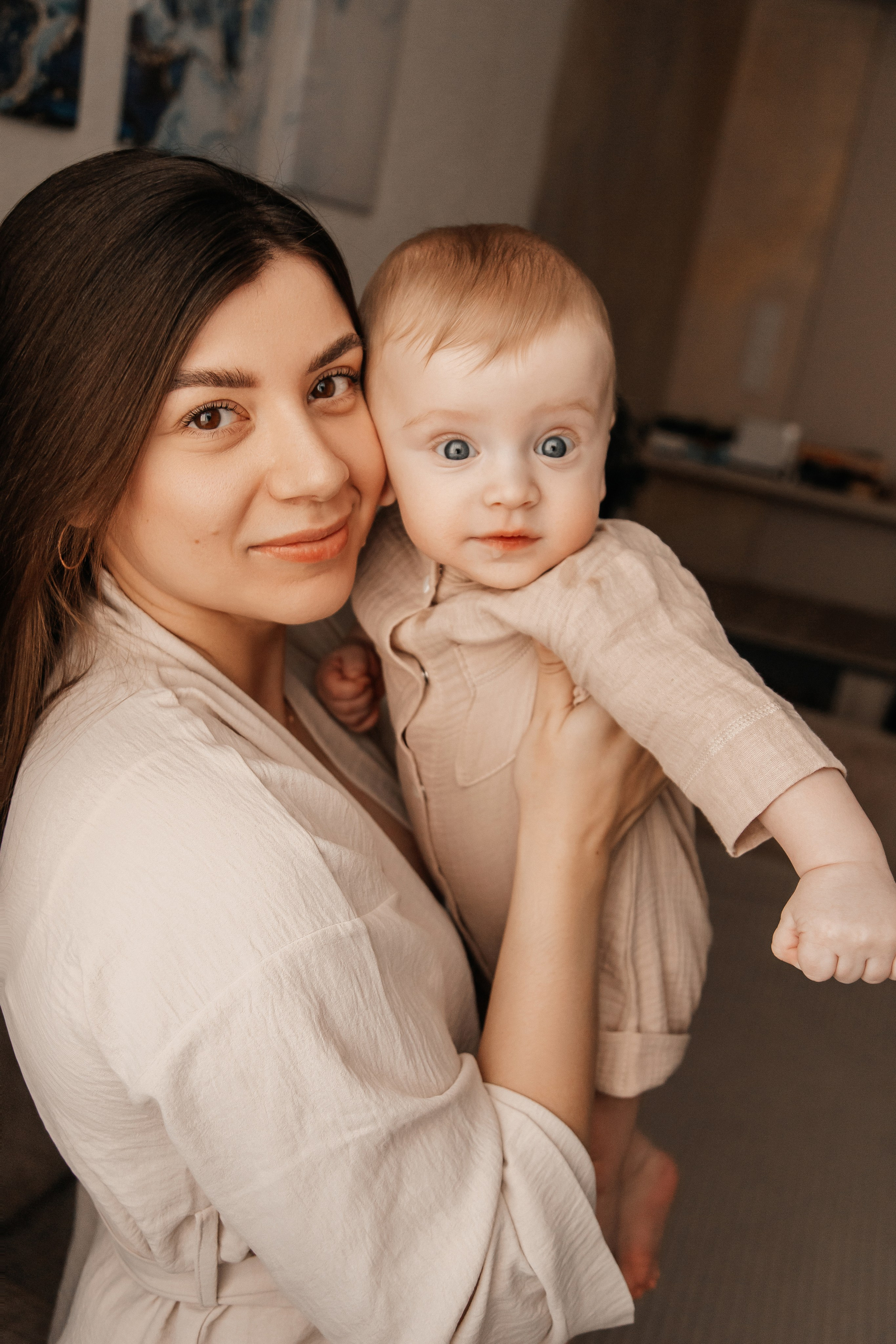 Домашняя съемка мамы с малышом Екатеринбург. ТОПовый фотограф новорожденных newborn и беременности, Екатеринбург