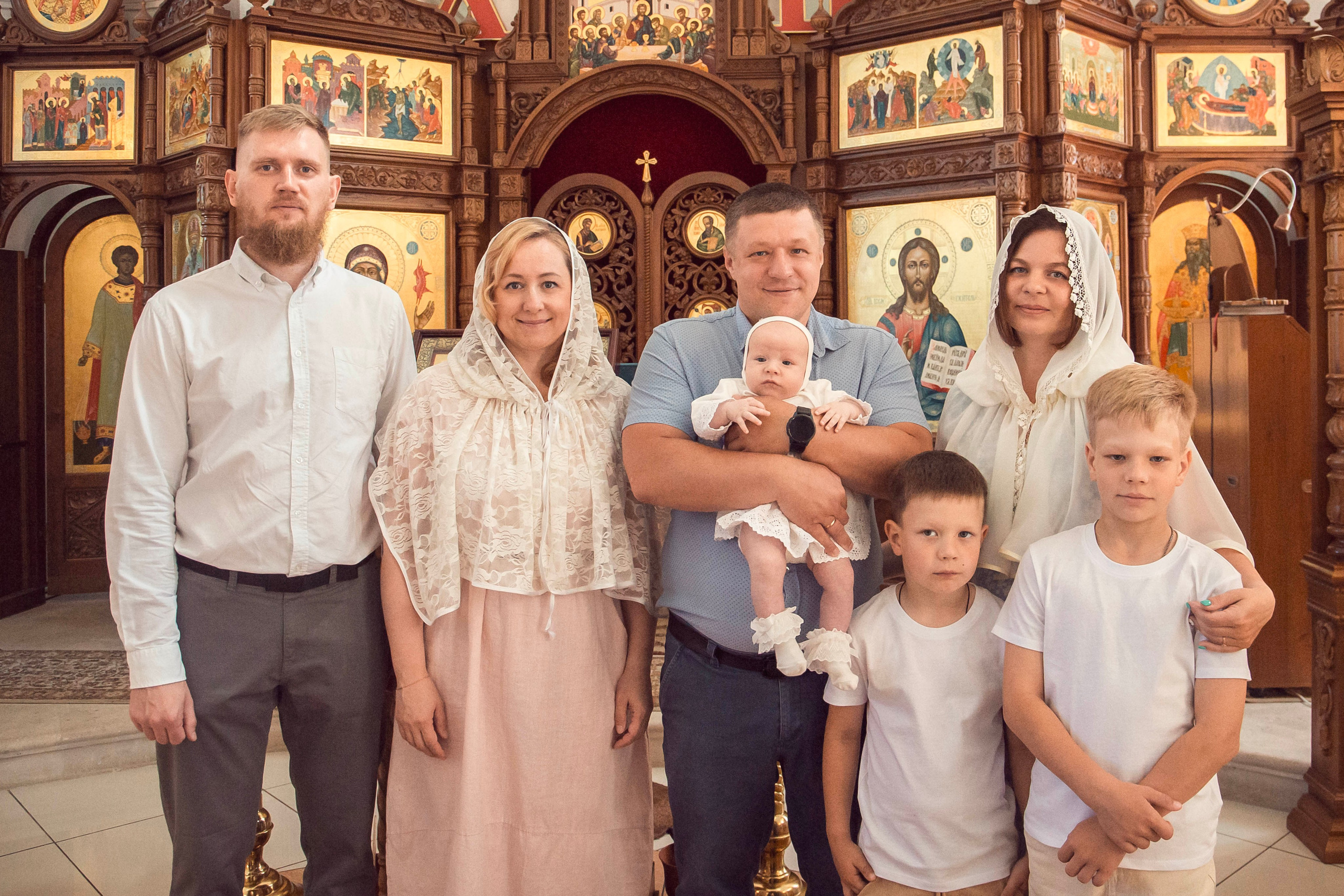 Недорогая съёмка крещения в Калуге. 