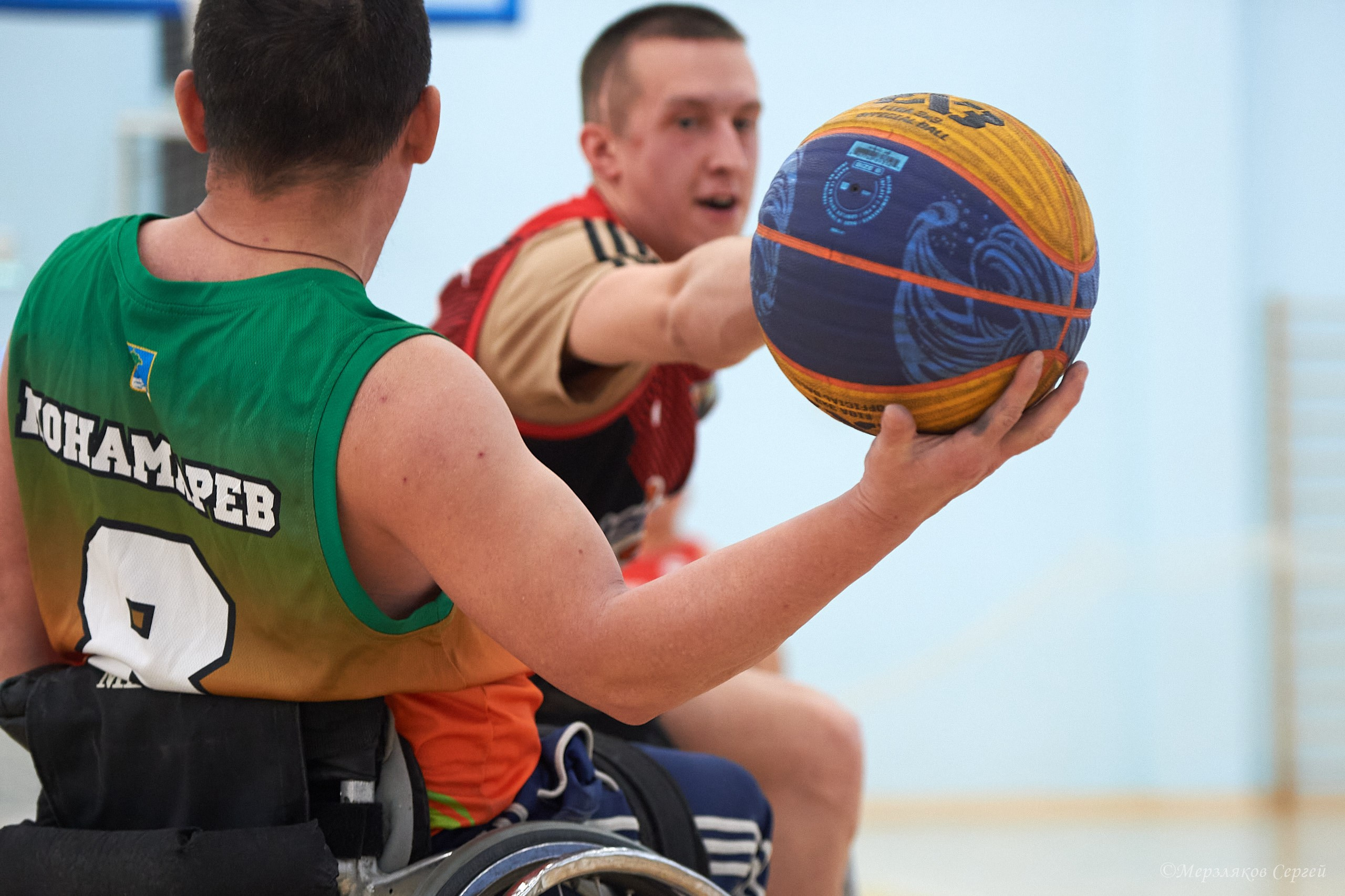 X традиционный Рождественский турнир по баскетболу на колясках. Ижевск. Спортивный репортажный фотограф в Ижевске Сергей Мерзляков
