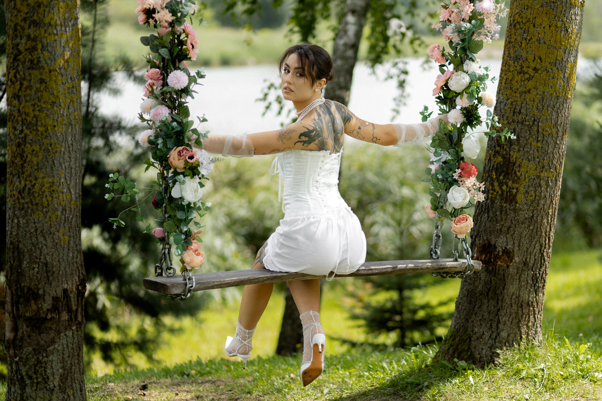 Свадебная фотосессия в агроусадьбе Лабодянка в Минске. Свадебный фотограф в Минске/Беларуси Сергей Спиридонов