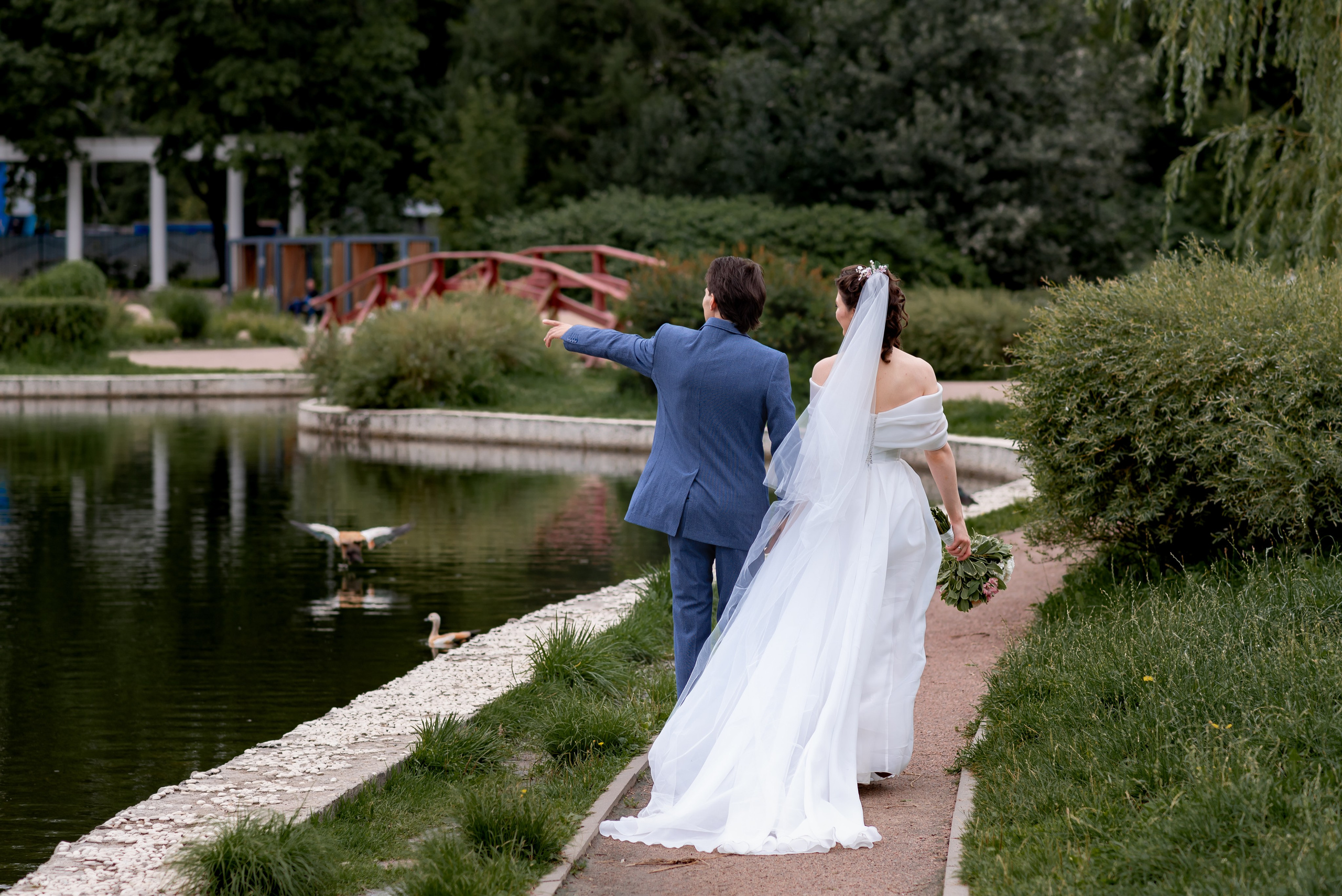 Парк Дубки. Свадебный фотограф в Москве и Московской области Елена Четоркина