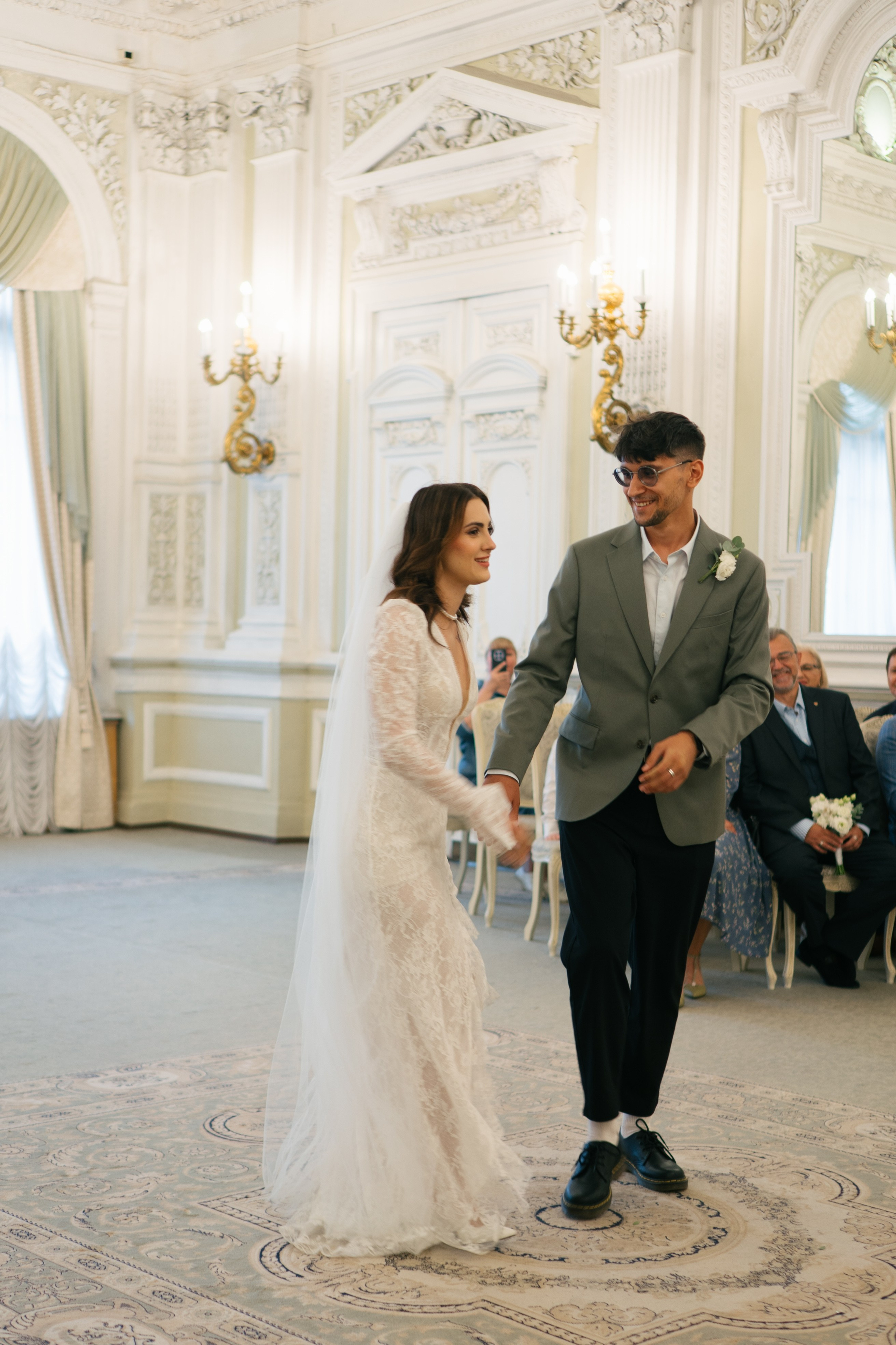 СВАДЕБНАЯ СЬЕМКА В ПЕРВОМ ДВОРЦЕ БРАКОСОЧЕТАНИЯ. Профессиональный фотограф, Санкт-Петербург — Виктория Богомолова