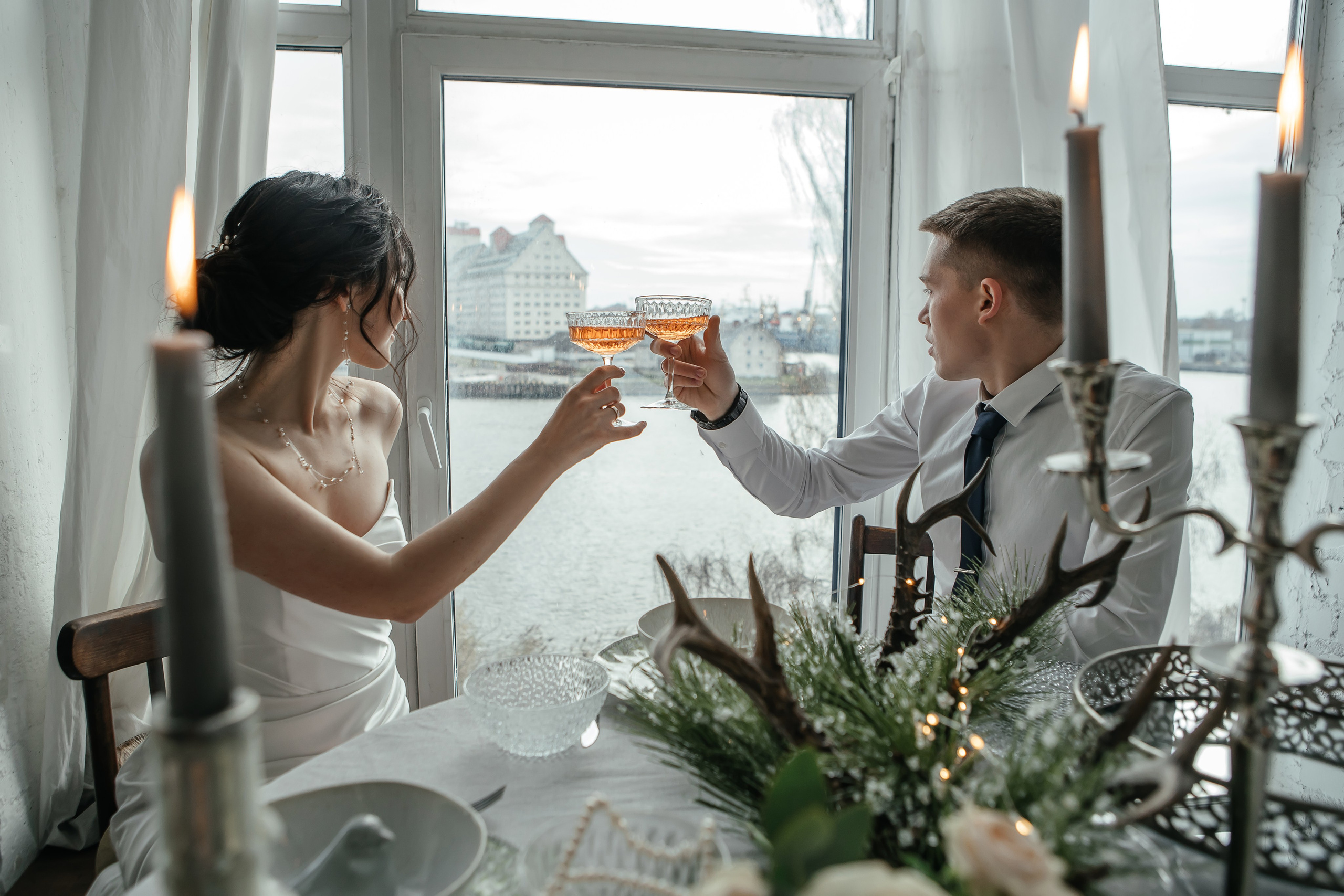 Свадебная съемка в студии. Свадебный фотограф  Калининград | Москва|