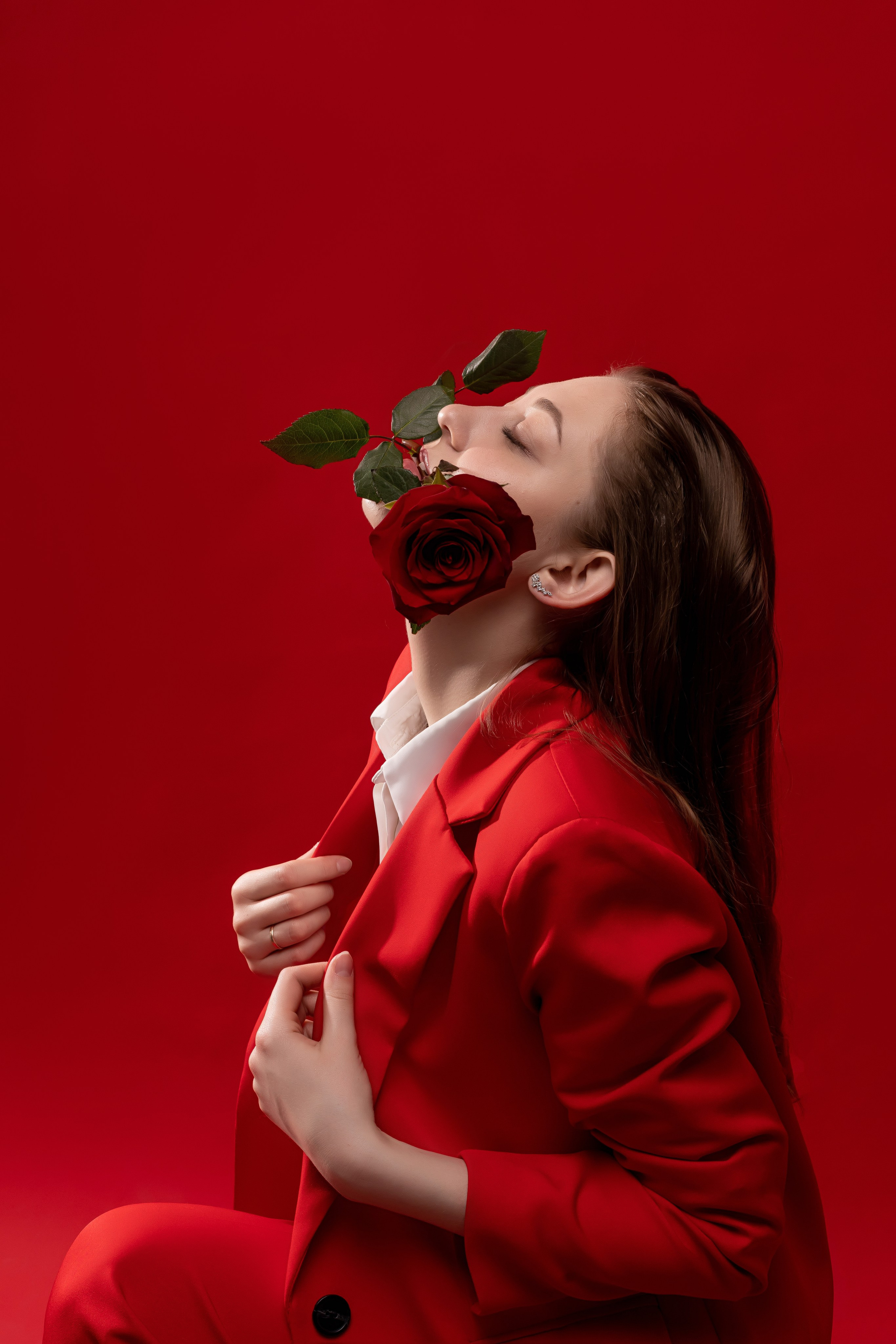 Красное на красном🌹. Семейный фотограф в Саратове Элоиза Ляпина