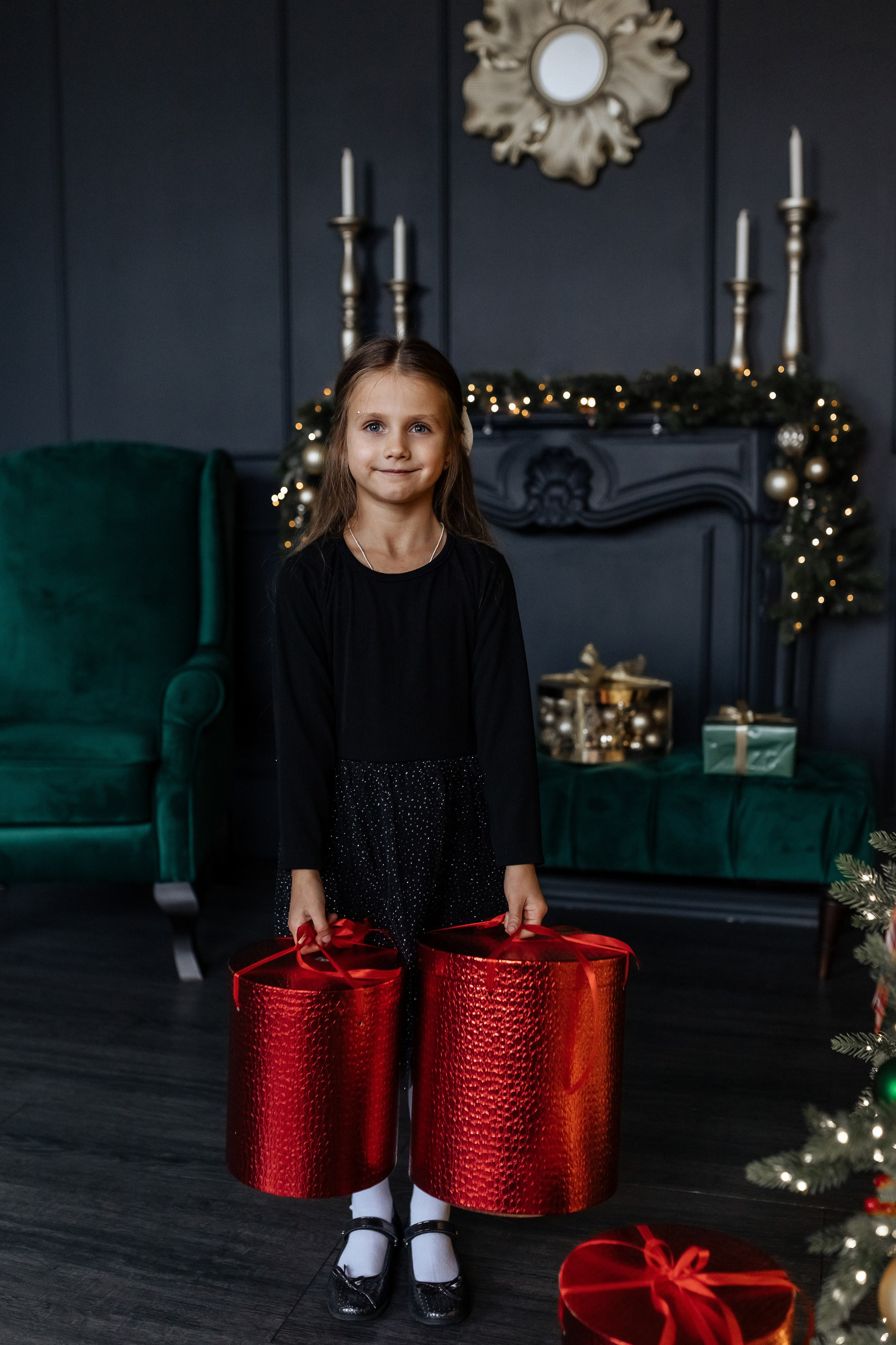 Новогодняя сьемка в студии. Профессиональный фотограф, Москва |Видное Елена Елизарова