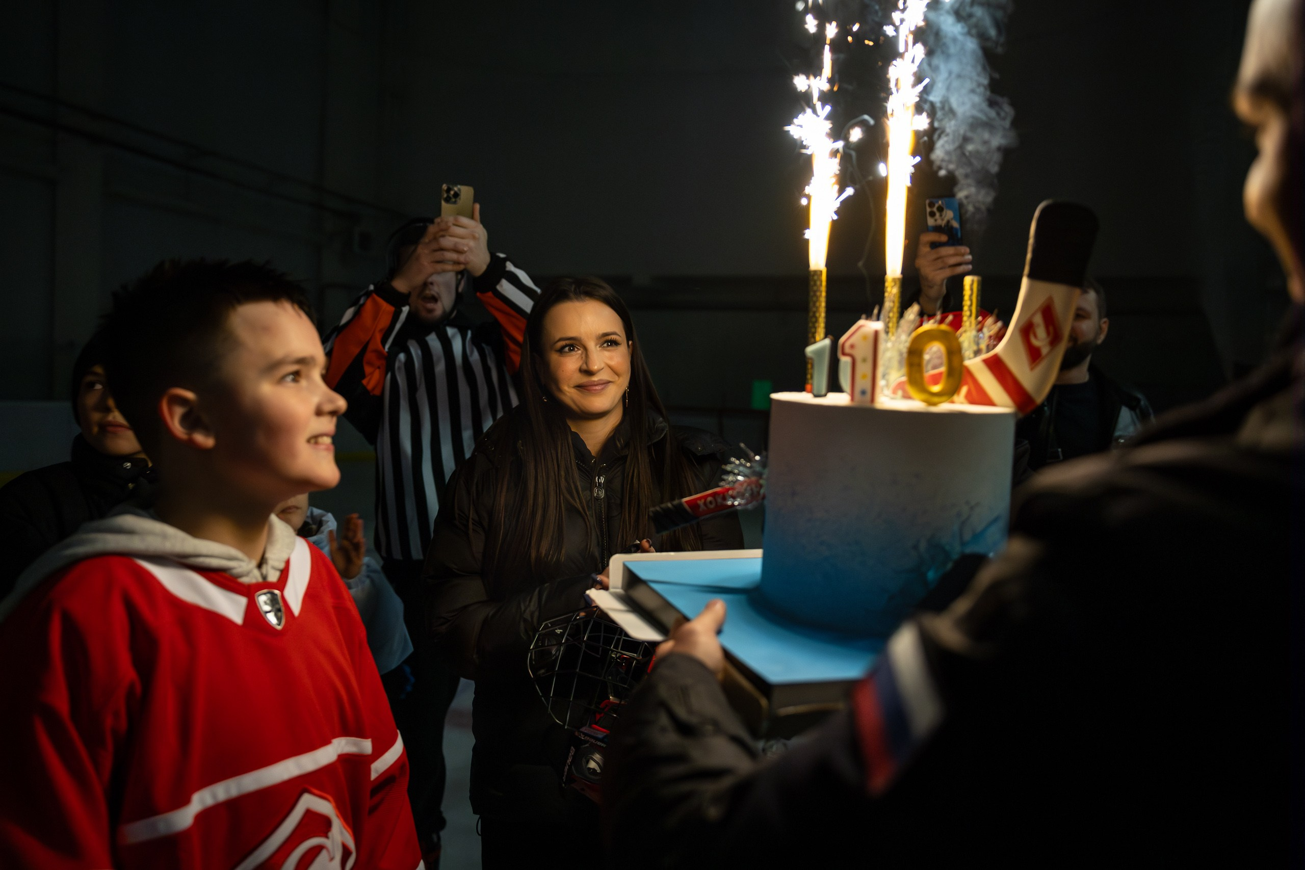День Рождения на катке. Свадебная фотосъёмка в Москве, Туле