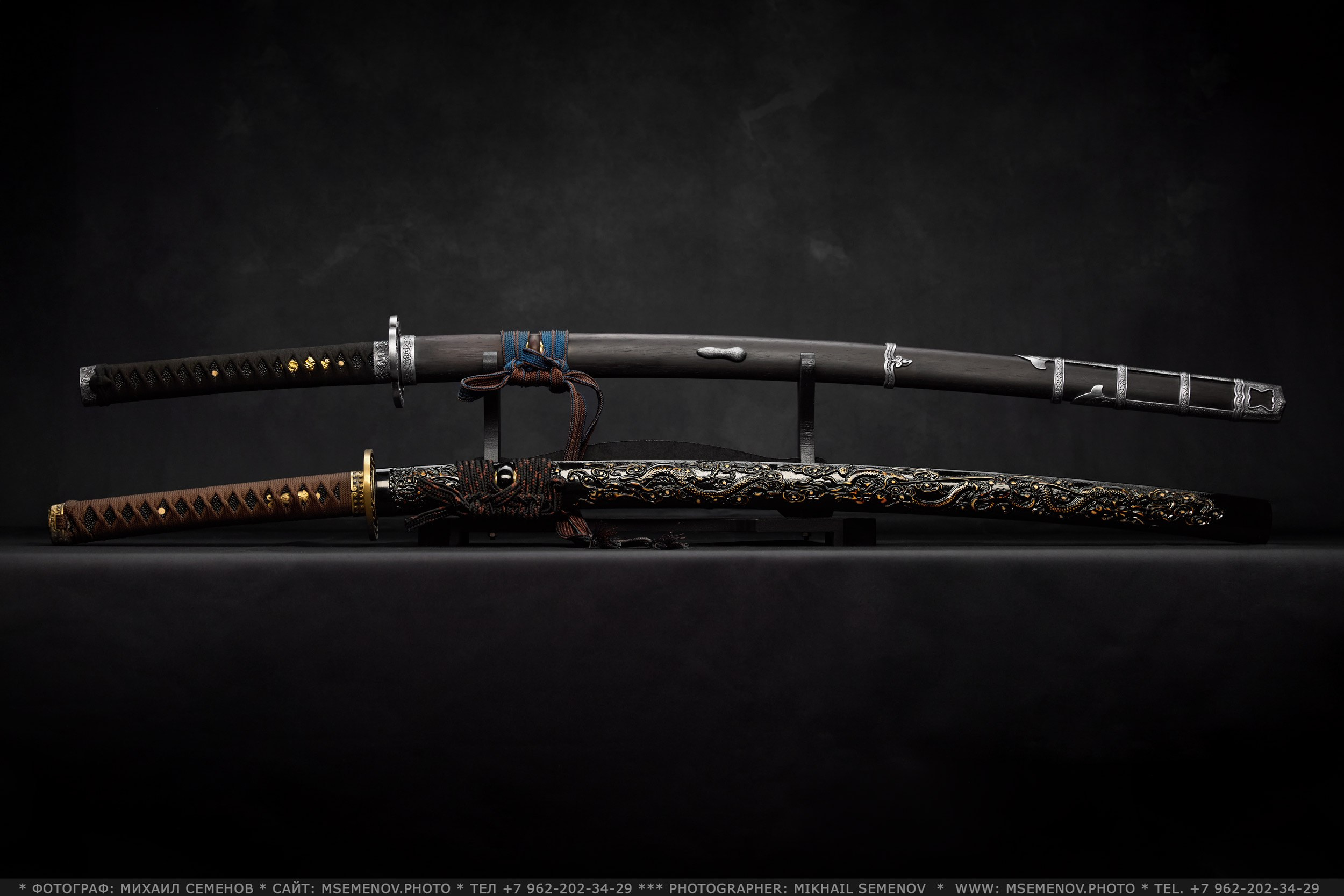 Предметная фотосъемка оружия, ножей, катаны Фотограф Михаил Семенов г. Ярославль