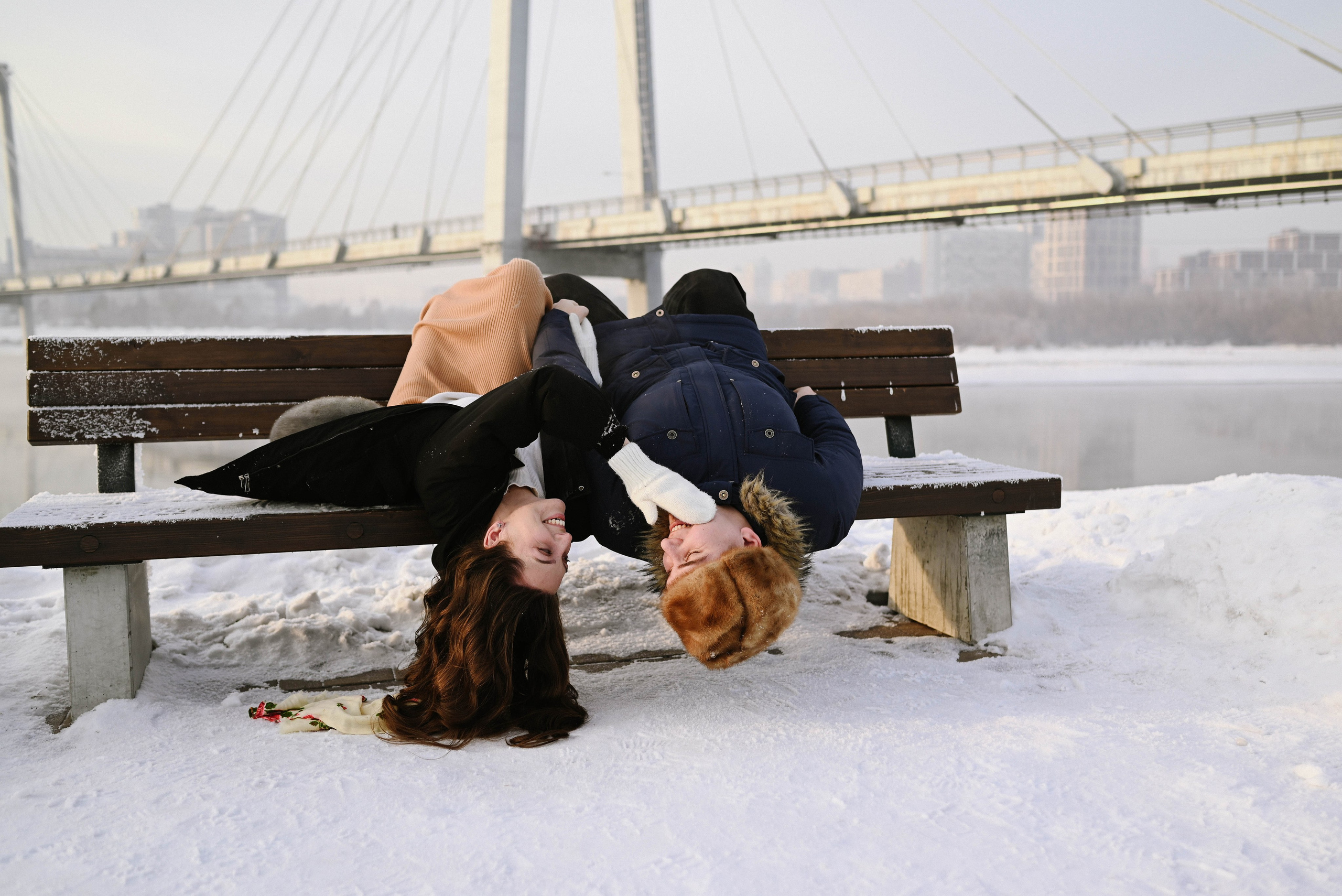 Катя и Саша. Морозное LoveStory. Фотограф Красноярск Базуев Марк