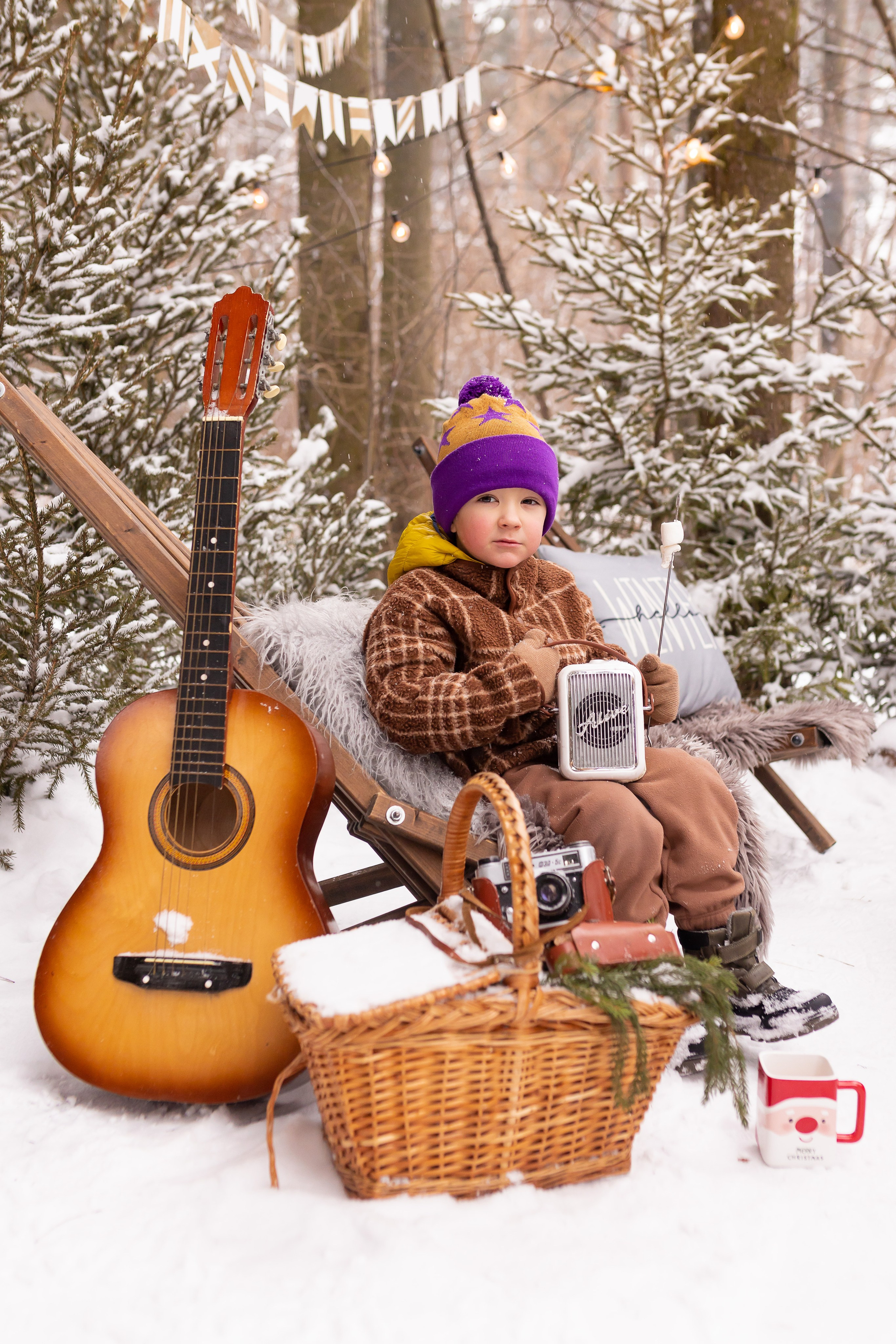 Первый снег в Декабре 2024. Семейный и детский фотограф в городе Подолск МО Крылова Ирина