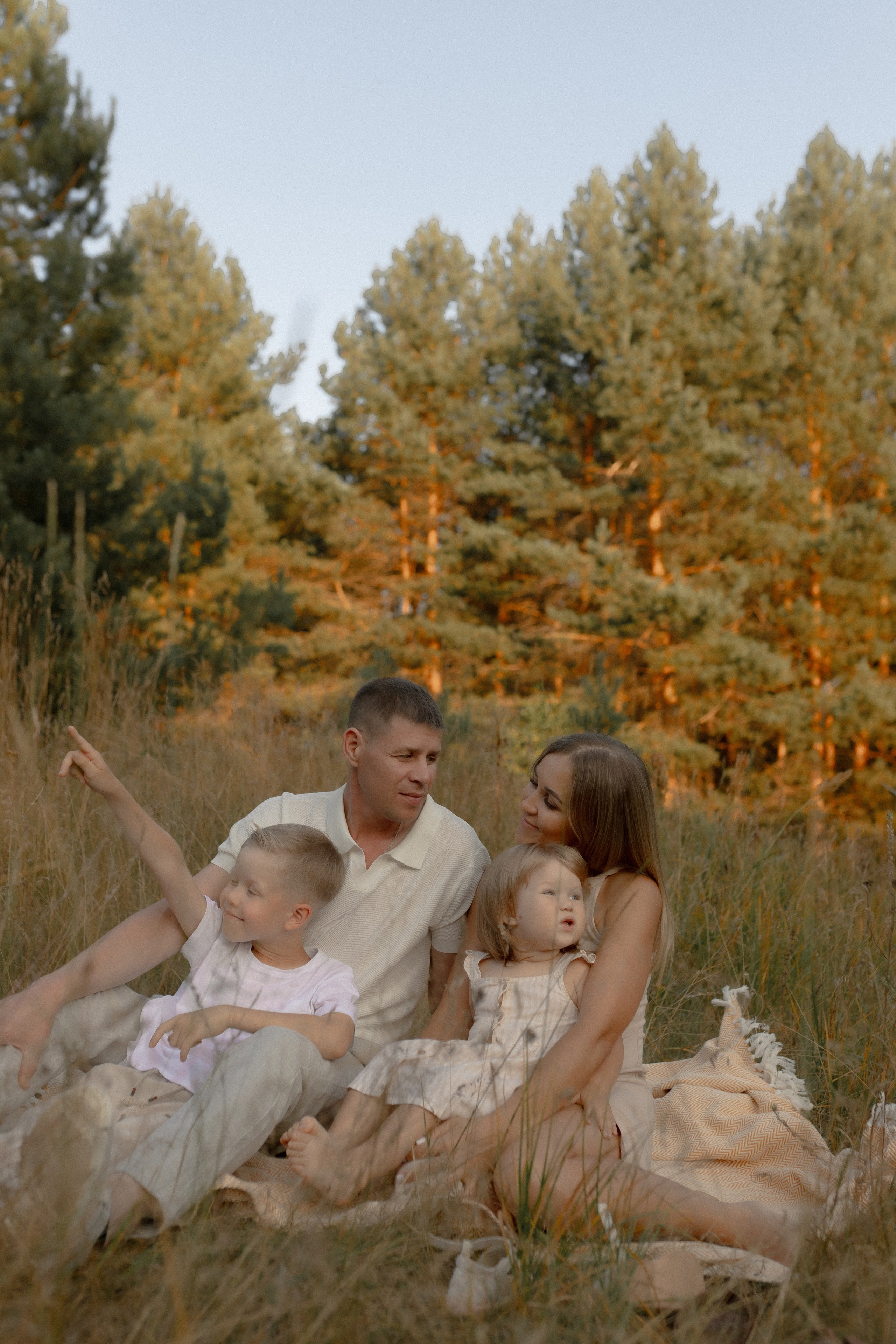 Алексей, Мария, Ваня и Варя. Фотограф Татьяна Семенова