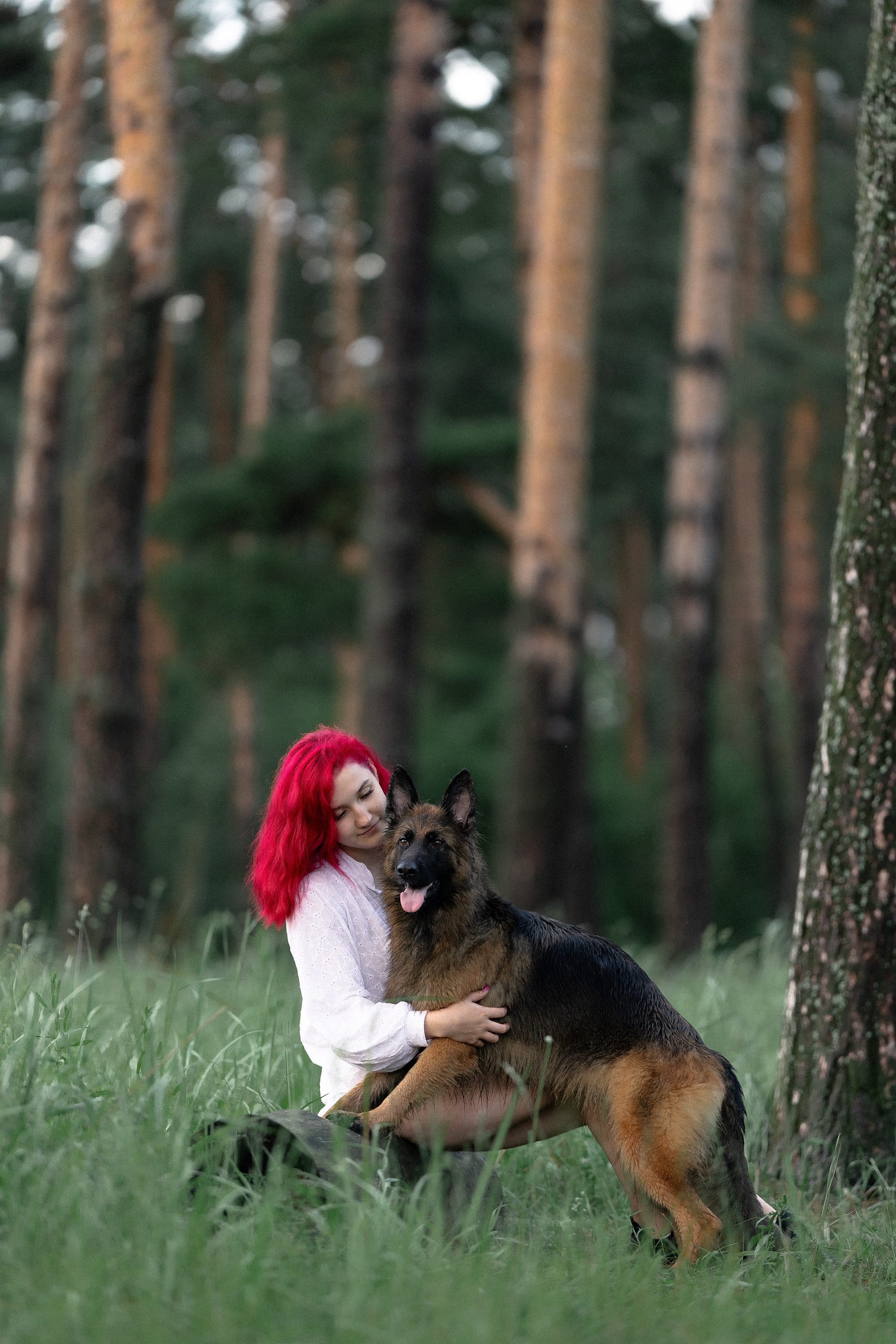 Алена, Фанни и Фрея. Фотограф и видеограф анималист Аганина Дарья