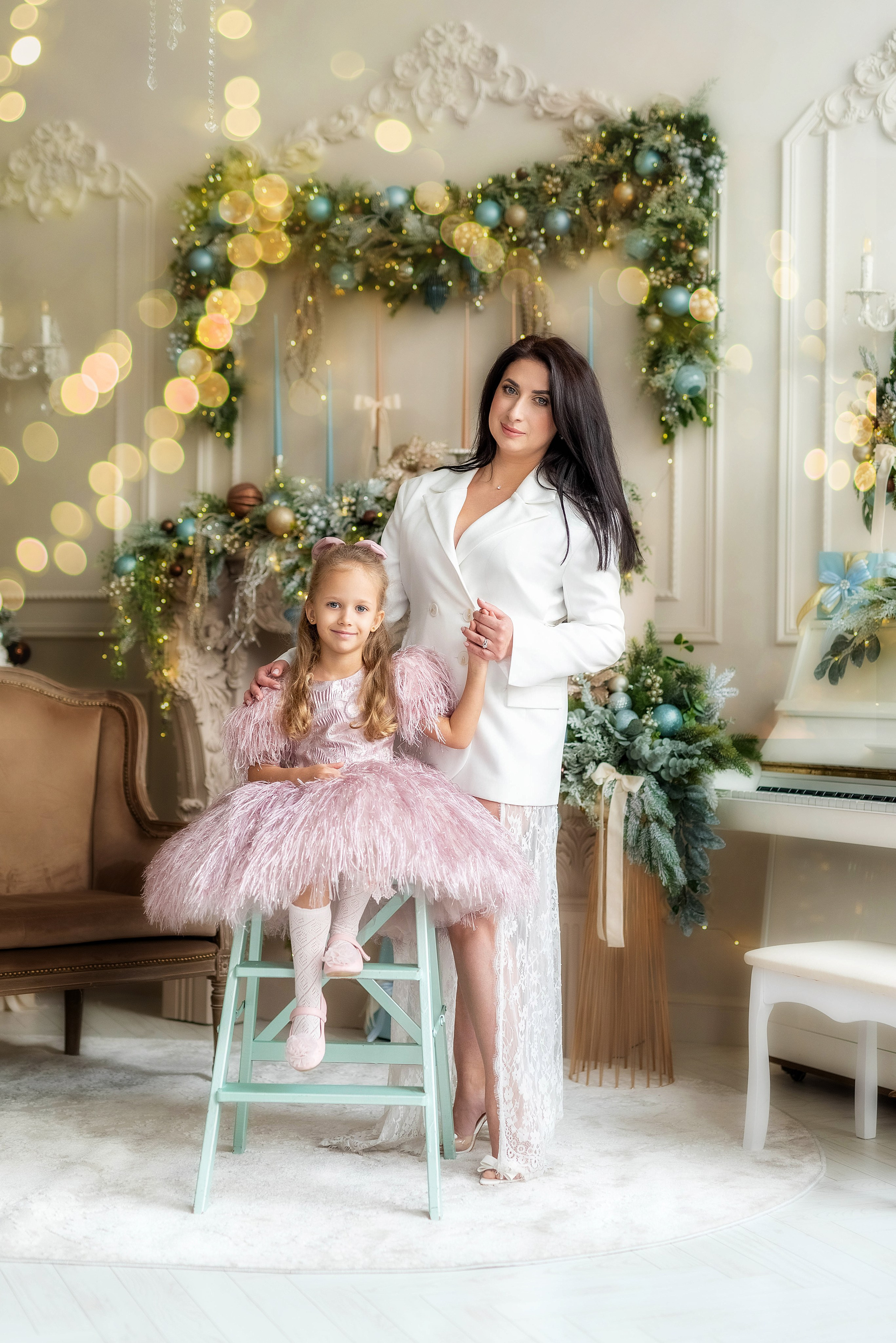 Новогодняя семейная фотосессия. Семейный, детский фотограф в Воронеже Анна Никитина