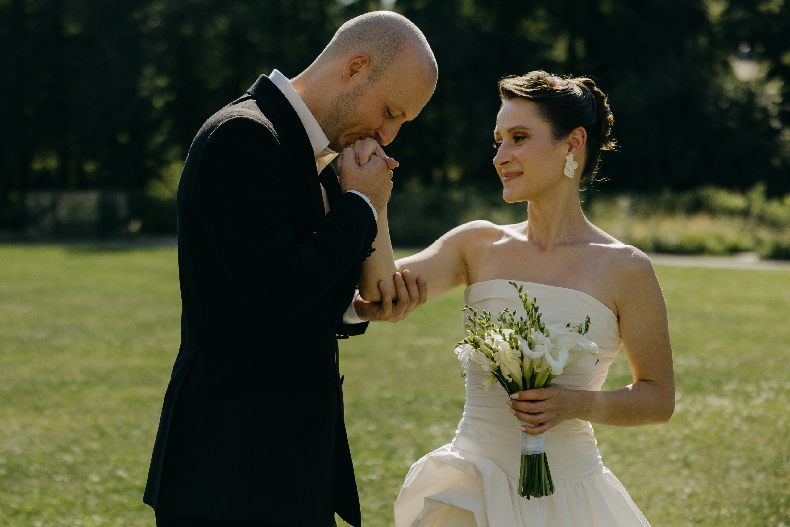 Лиза и Виталий | роспись в Грибоедовском + Аптекарский ог. Свадебный фотограф Москва Анастасия Храмова