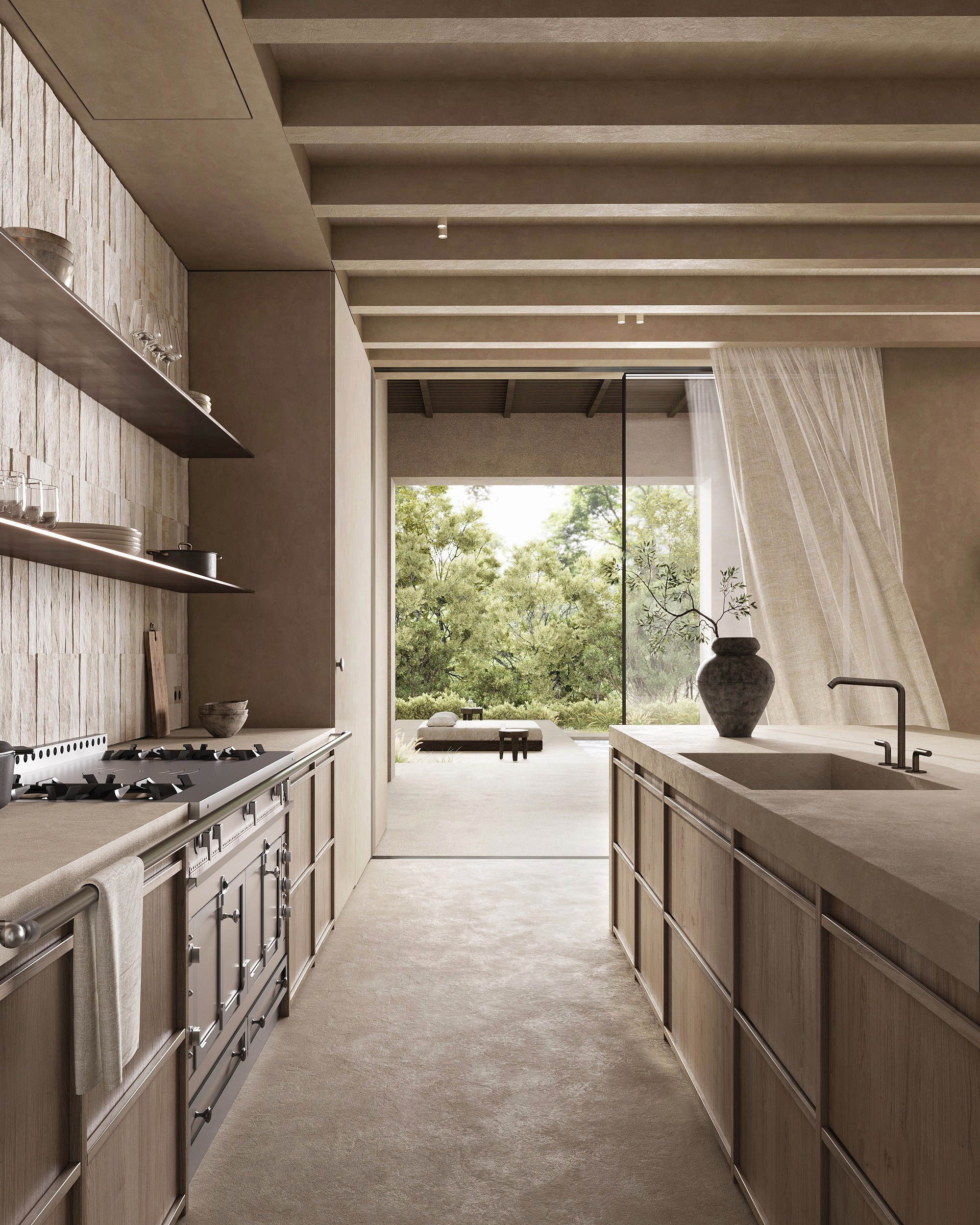 Villa EH-179. Interior visualization