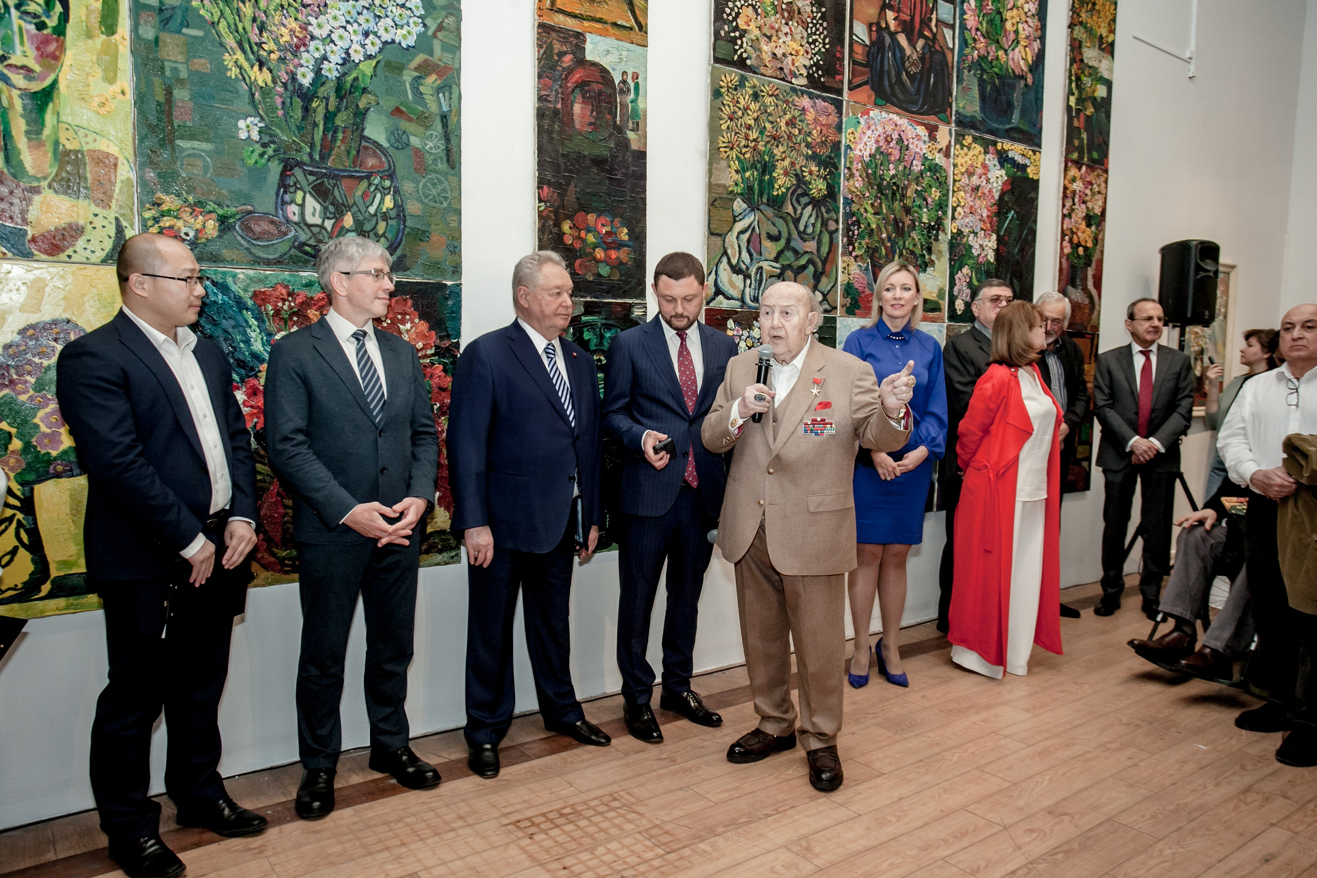 Открытие выставки Зураба Церетели. Art photographer Nino