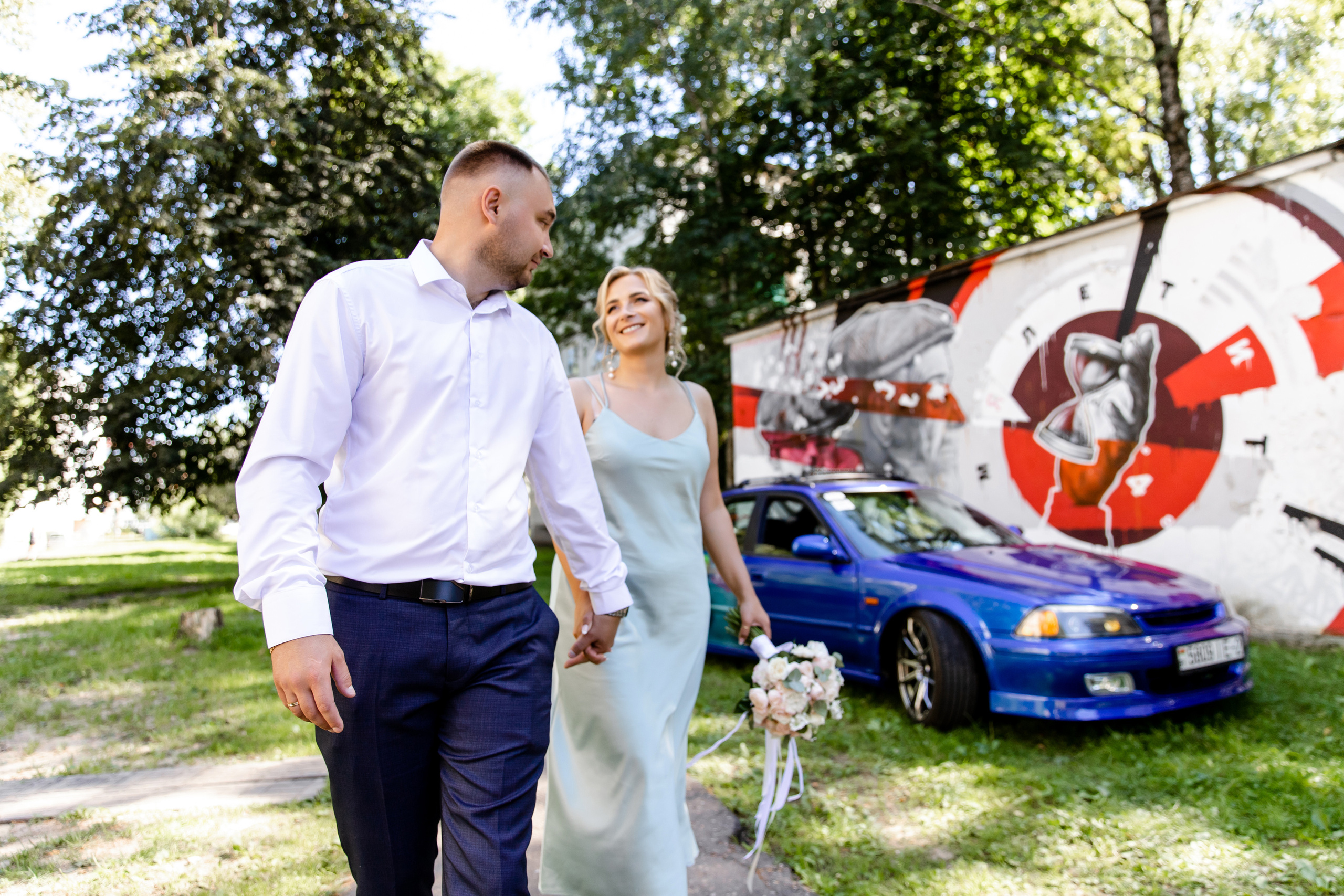 Свадебный день Ромы и Ани. Свадебный фотограф Анна Бабахина