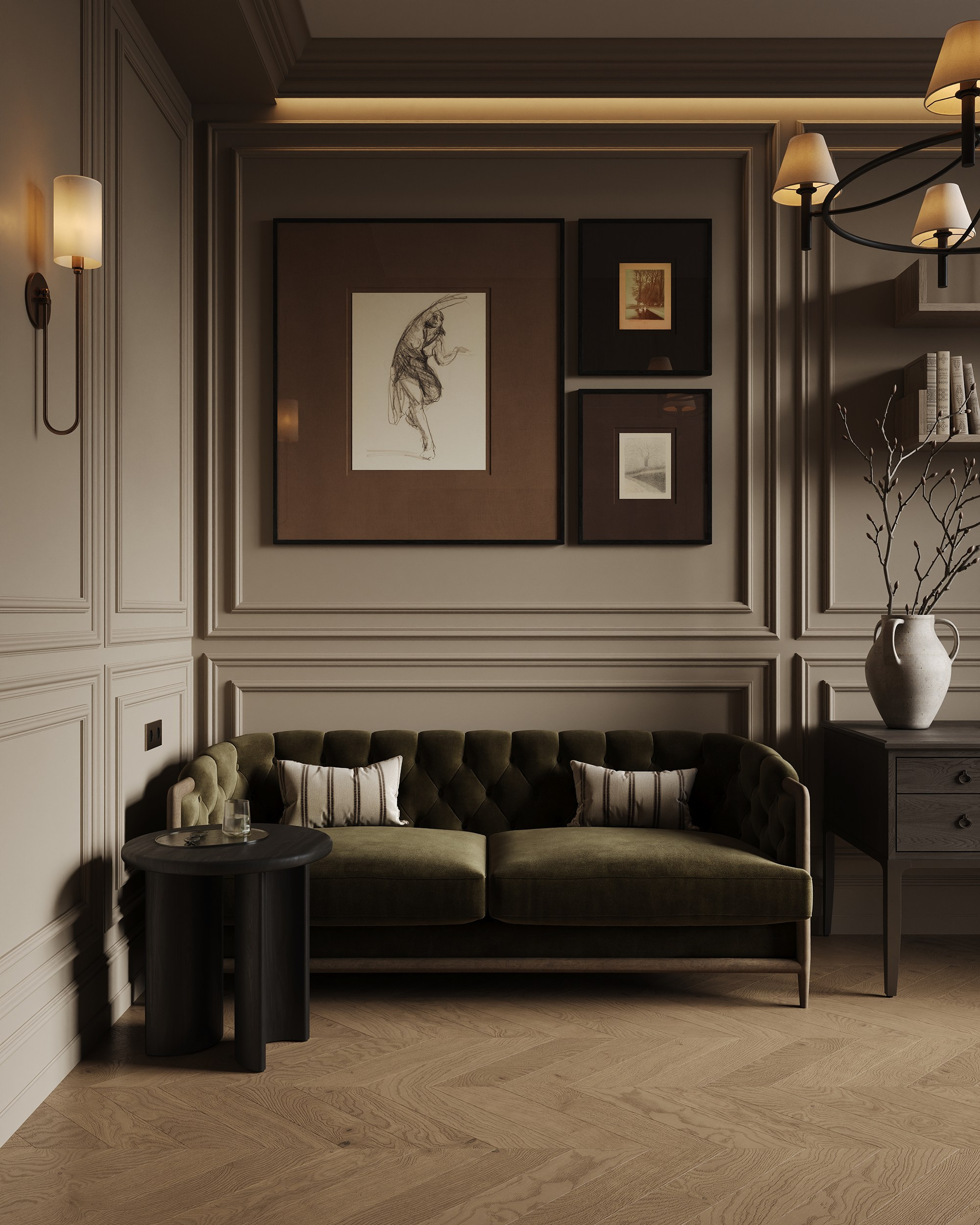 Кабинет «Минина». 3D визуализация интерьера Надежда Соколова