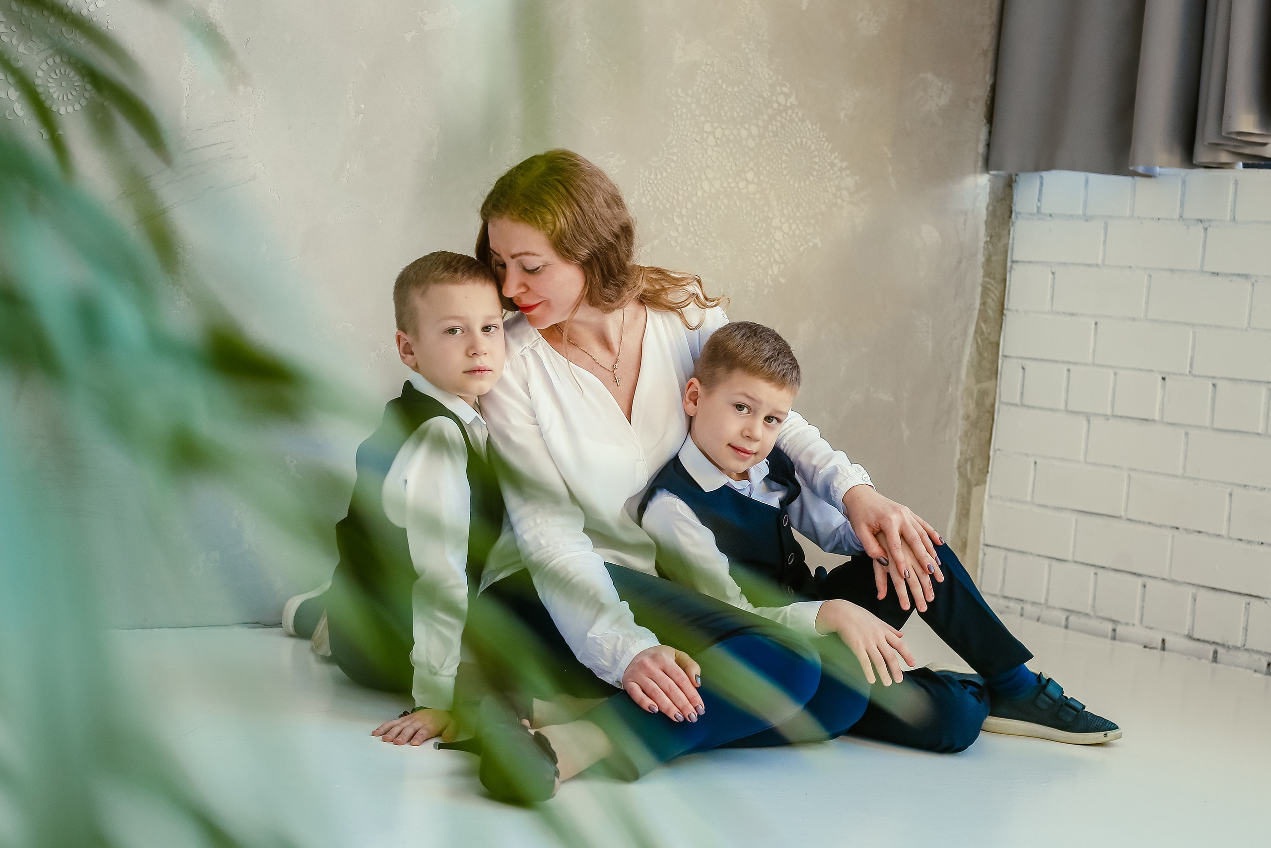 Аня с сыновьями. Фотограф Гавриленко Светлана