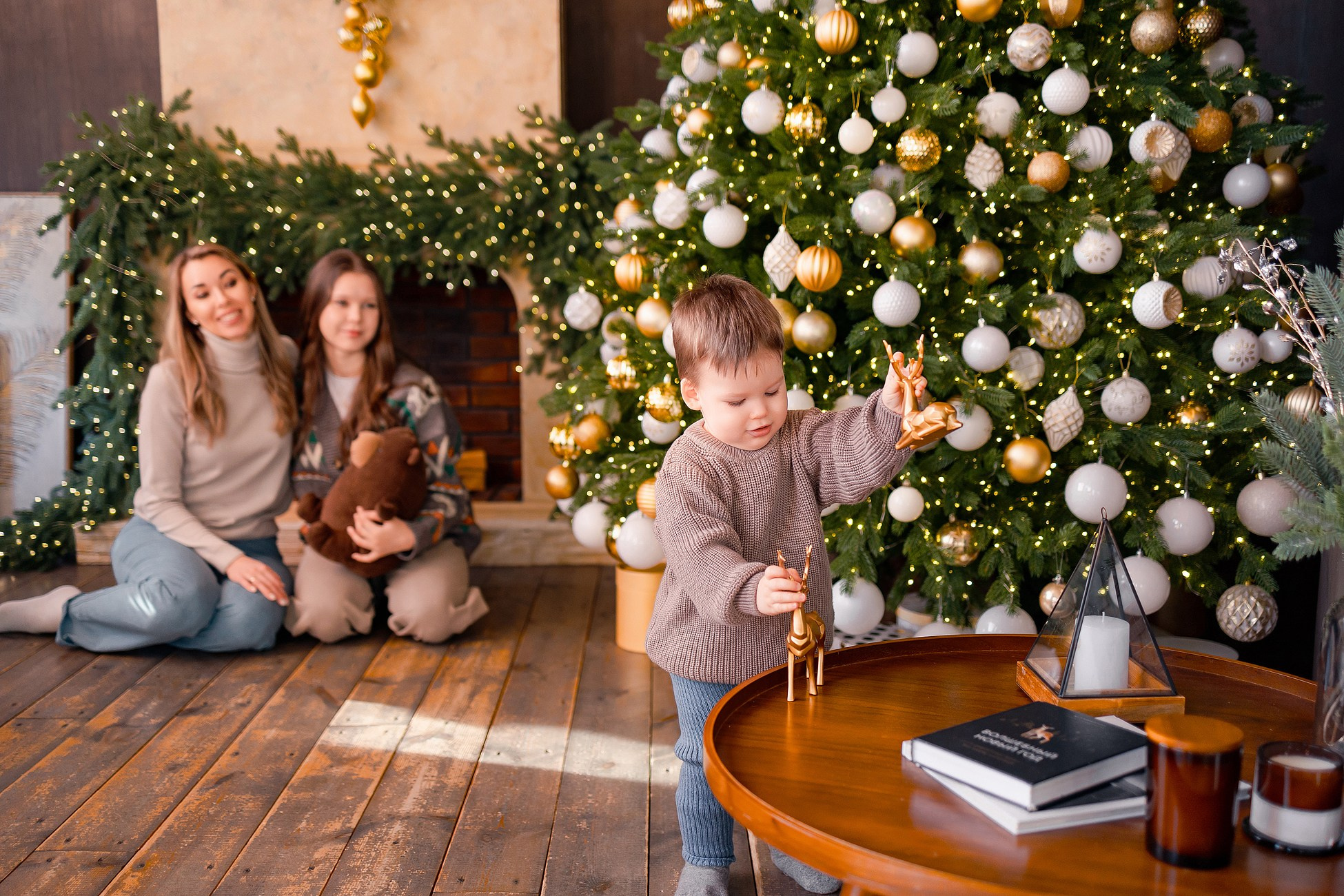 Солнечная новогодняя история. Семейный фотограф в Пензе Мария Левина