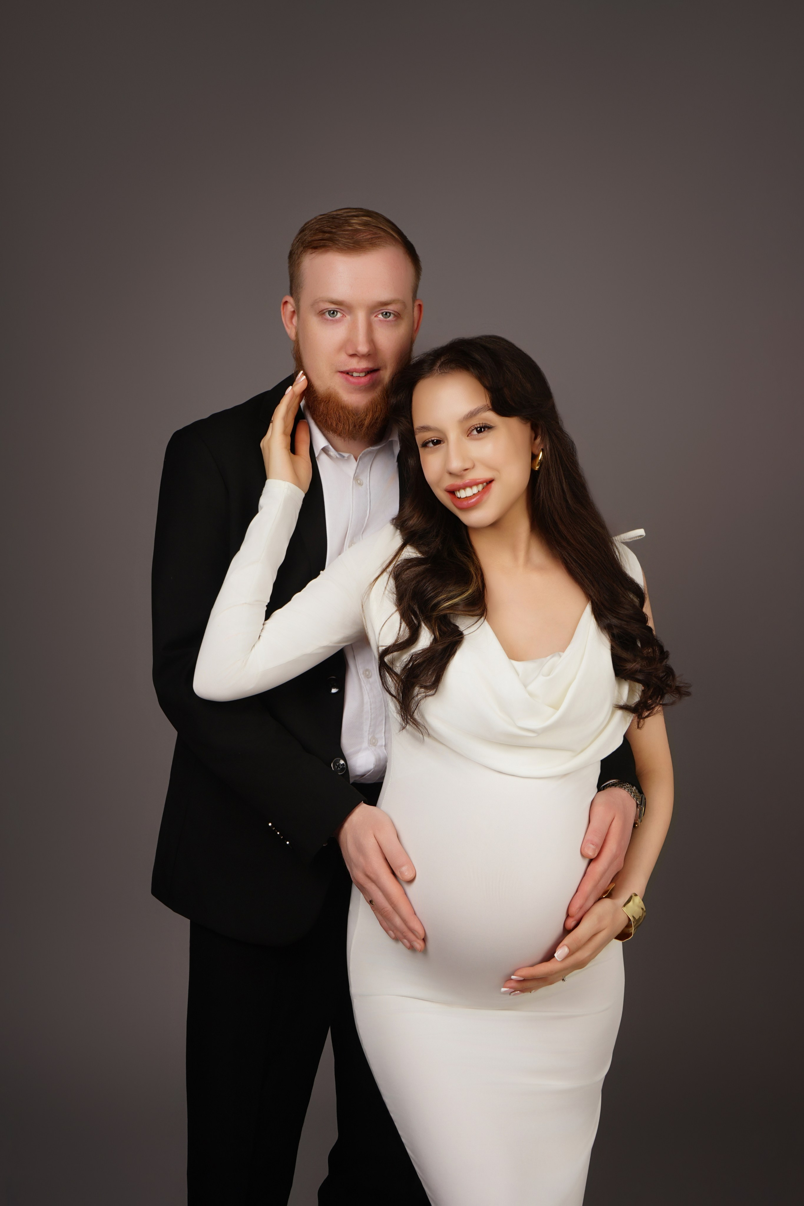 Съёмка беременности в моей фотостудии «НЕБО». Женский фотограф в Химках Алёна Ленёва