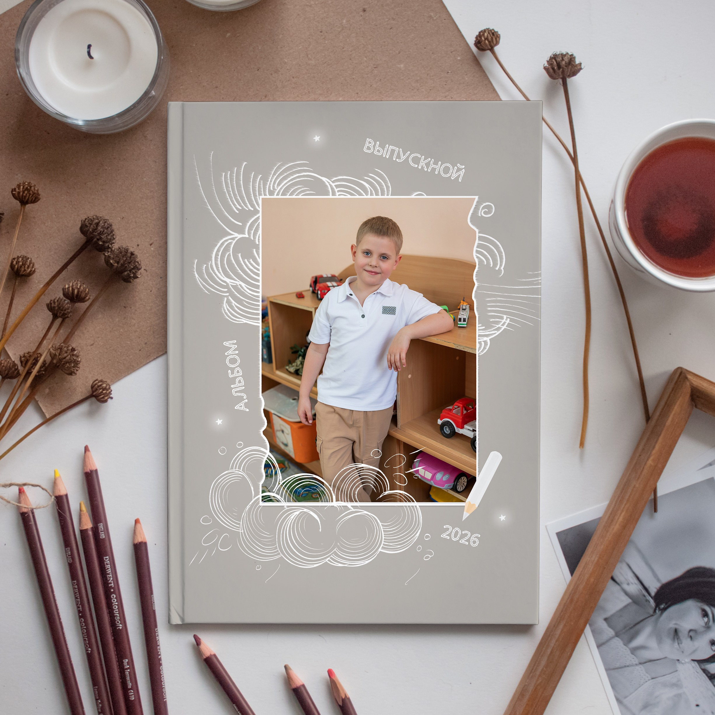 Альбом детский сад (5 разворота) ВОЗДУХ. ФОТОГРАФ ВЫПУСКНЫХ АЛЬБОМОВ в Краснодаре Ворчик Татьяна