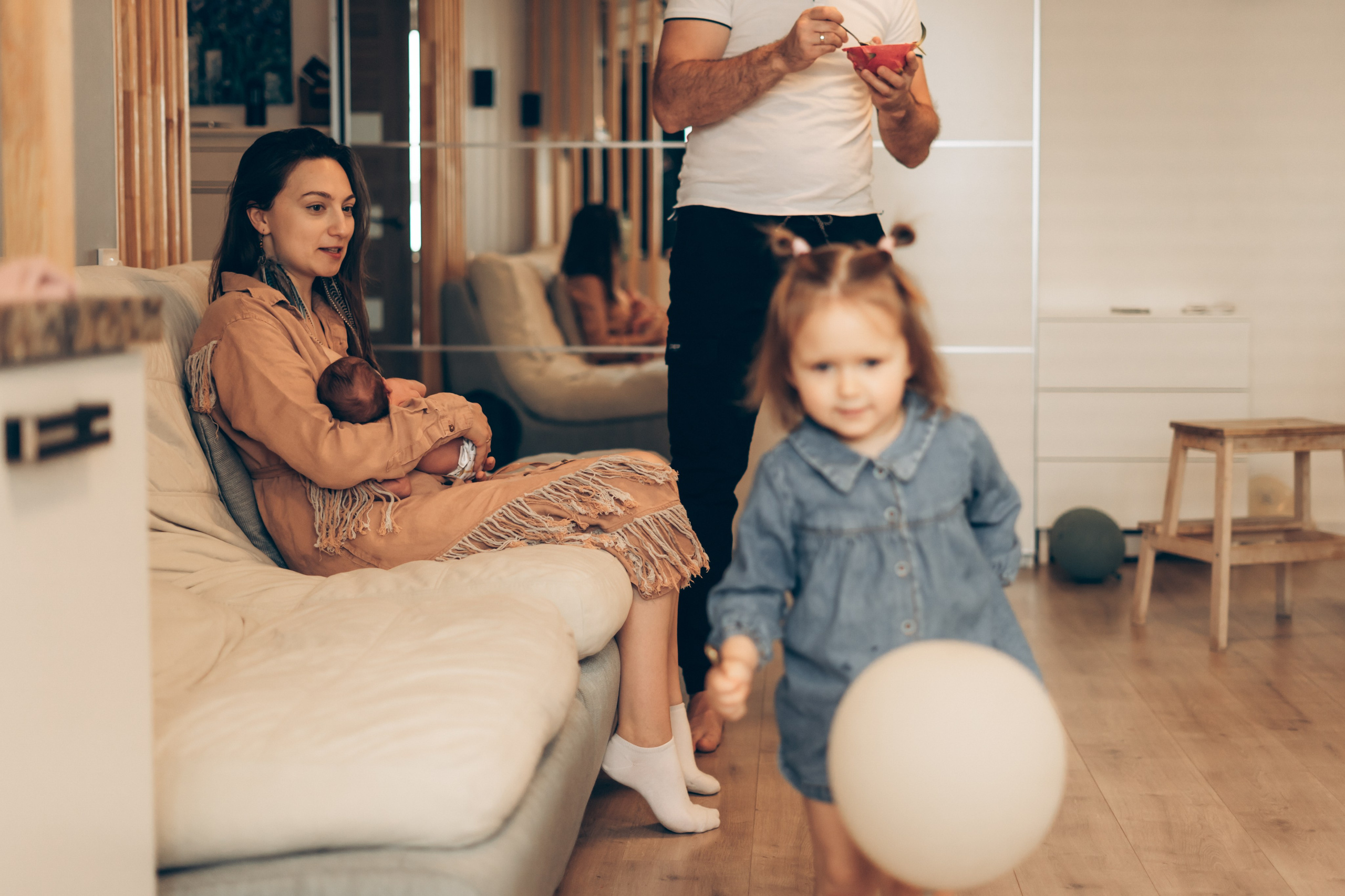 Воскресное утро семьи Алин. Семейный фотограф в Томске Зарина Азизбаева