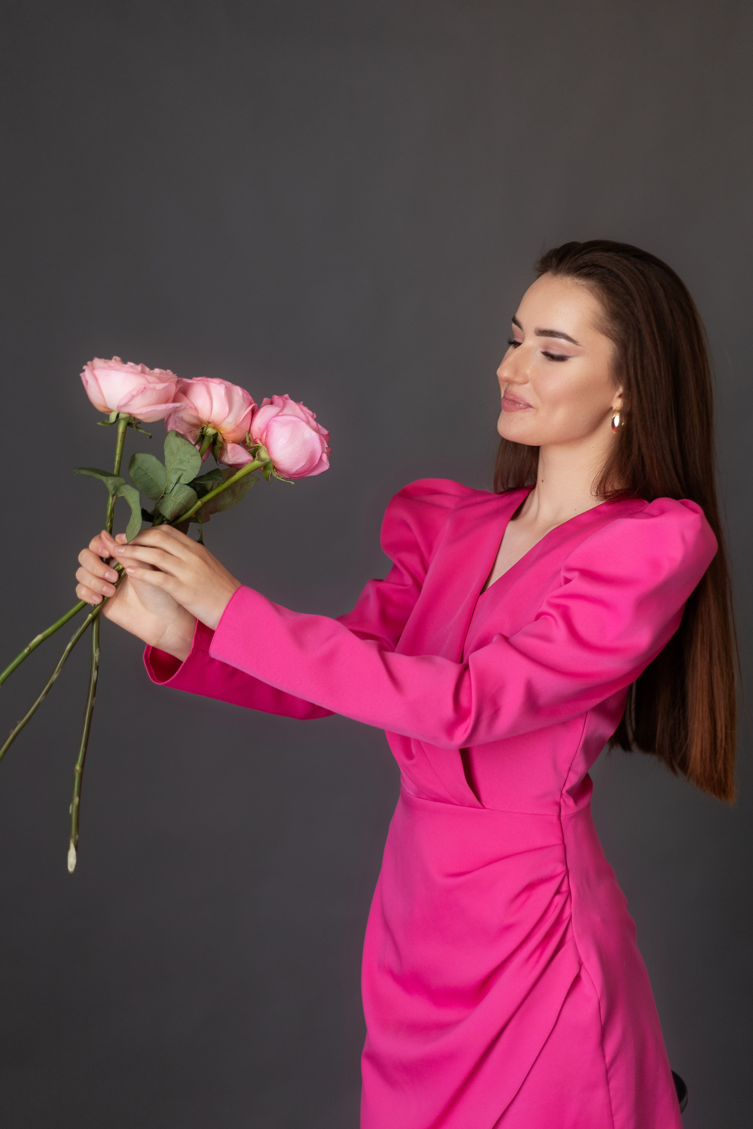 Елена сет с цветами. Портретный фотограф, бизнес-контент Кемерово Уфимцева Ирина