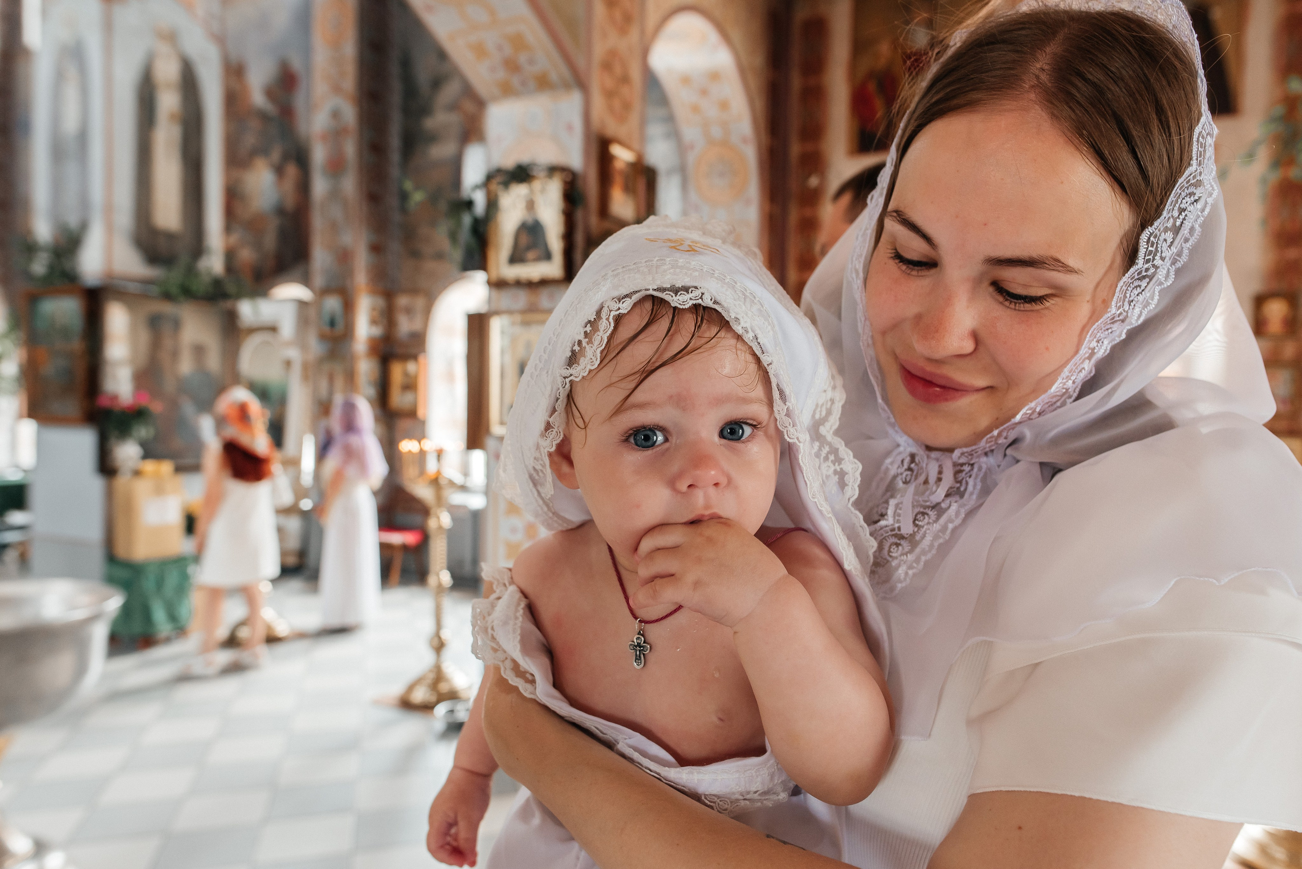 Крещение Ангелины. Детский и семейный фотограф выпускной альбом Приморско-Ахтарск