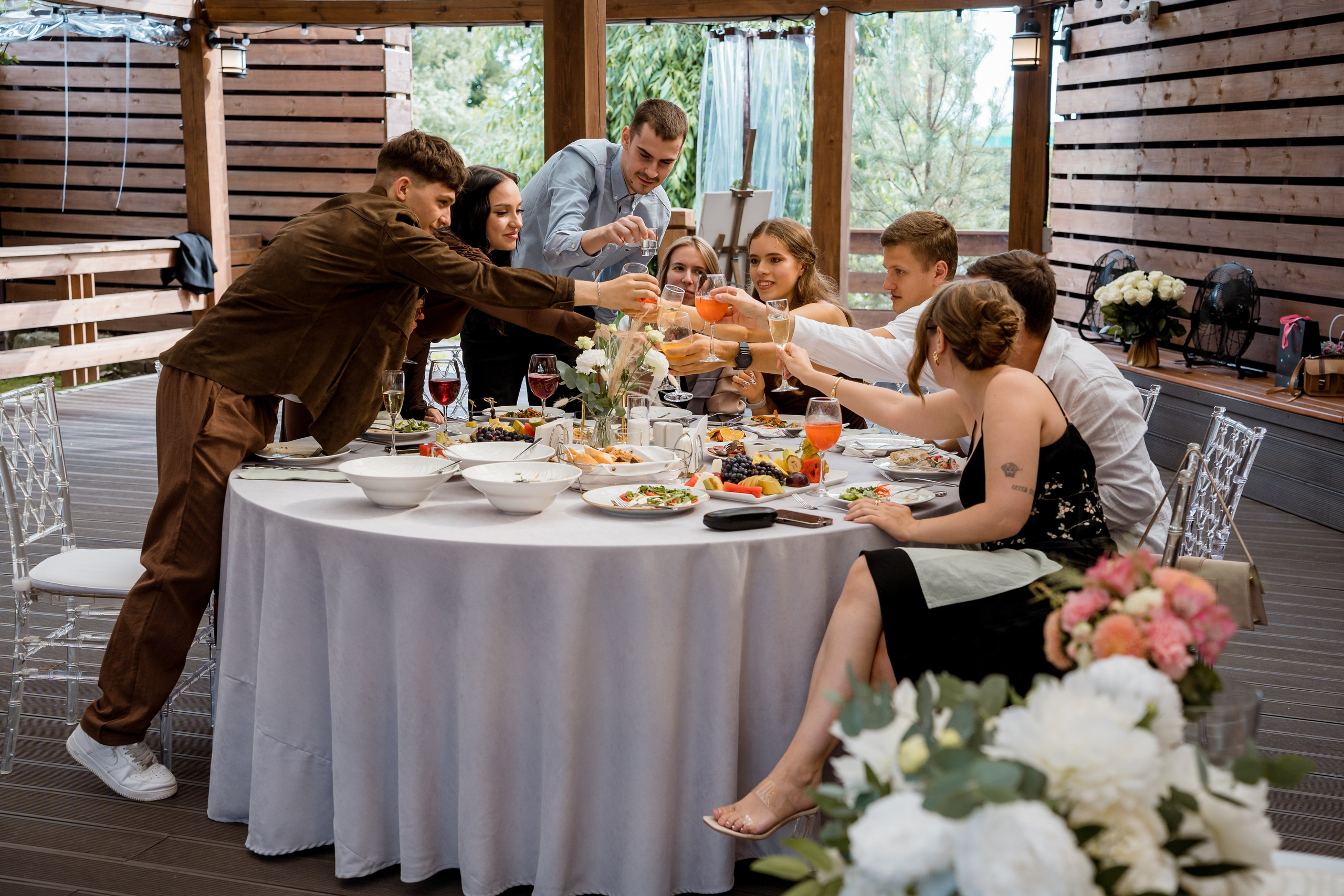 Иван и Дарья. Свадебный банкет, Теплица парк. Фотограф и видеограф в Москве и Московской области Мария Вишня