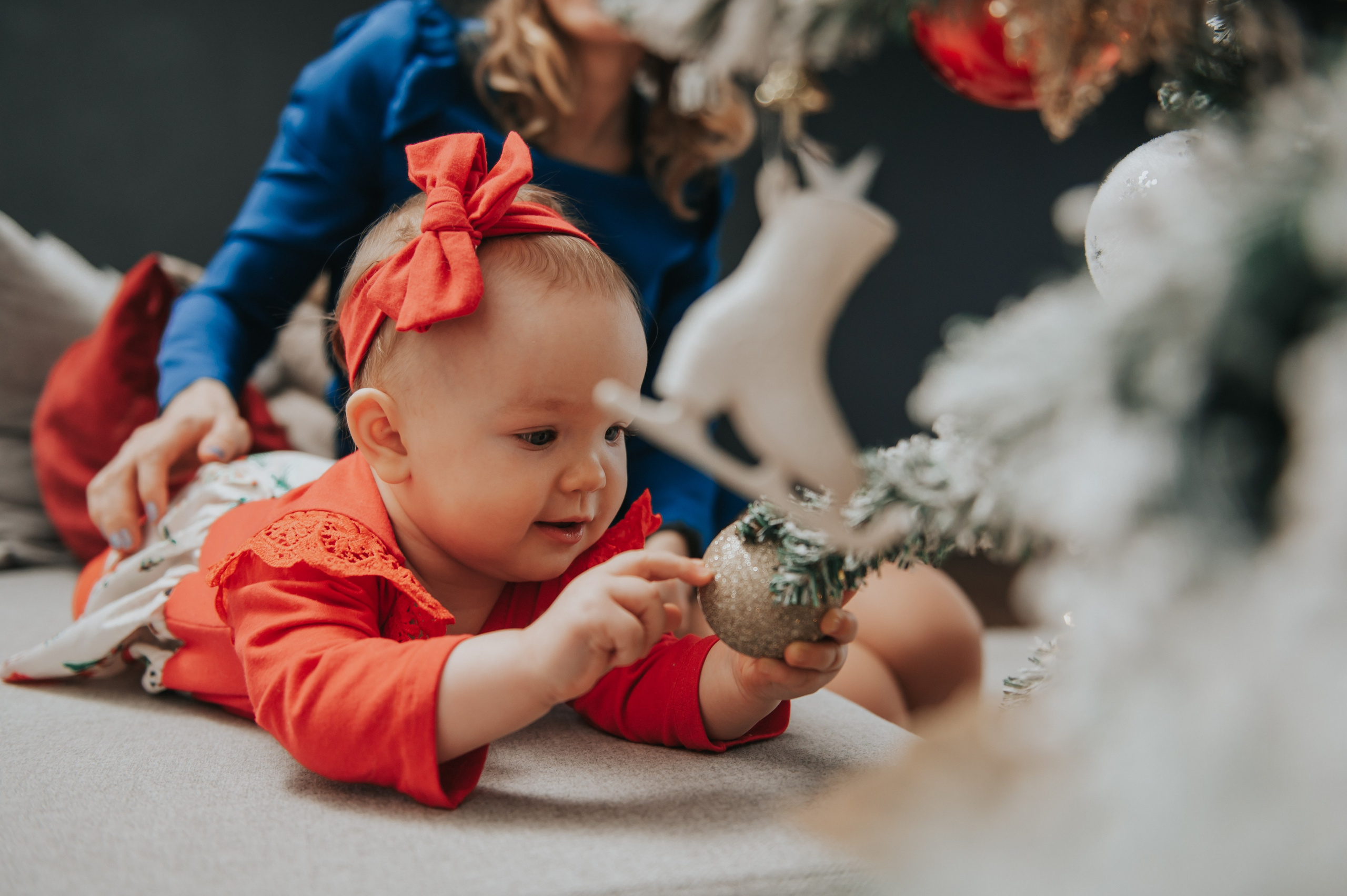 Новогодняя студийная съемка для малышки. Свадебный и семейный фотограф София Невская