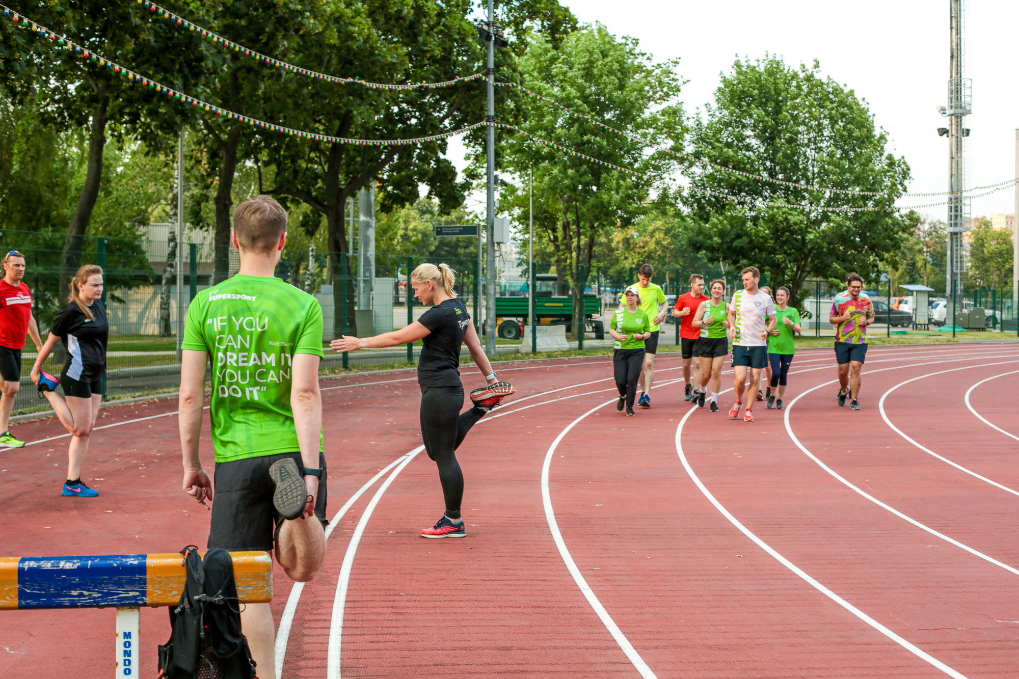 Тренировка команды Совкомбанк со школой I LOVE RUNNING, Лужники. Коммерческий фотограф Ксения Есина