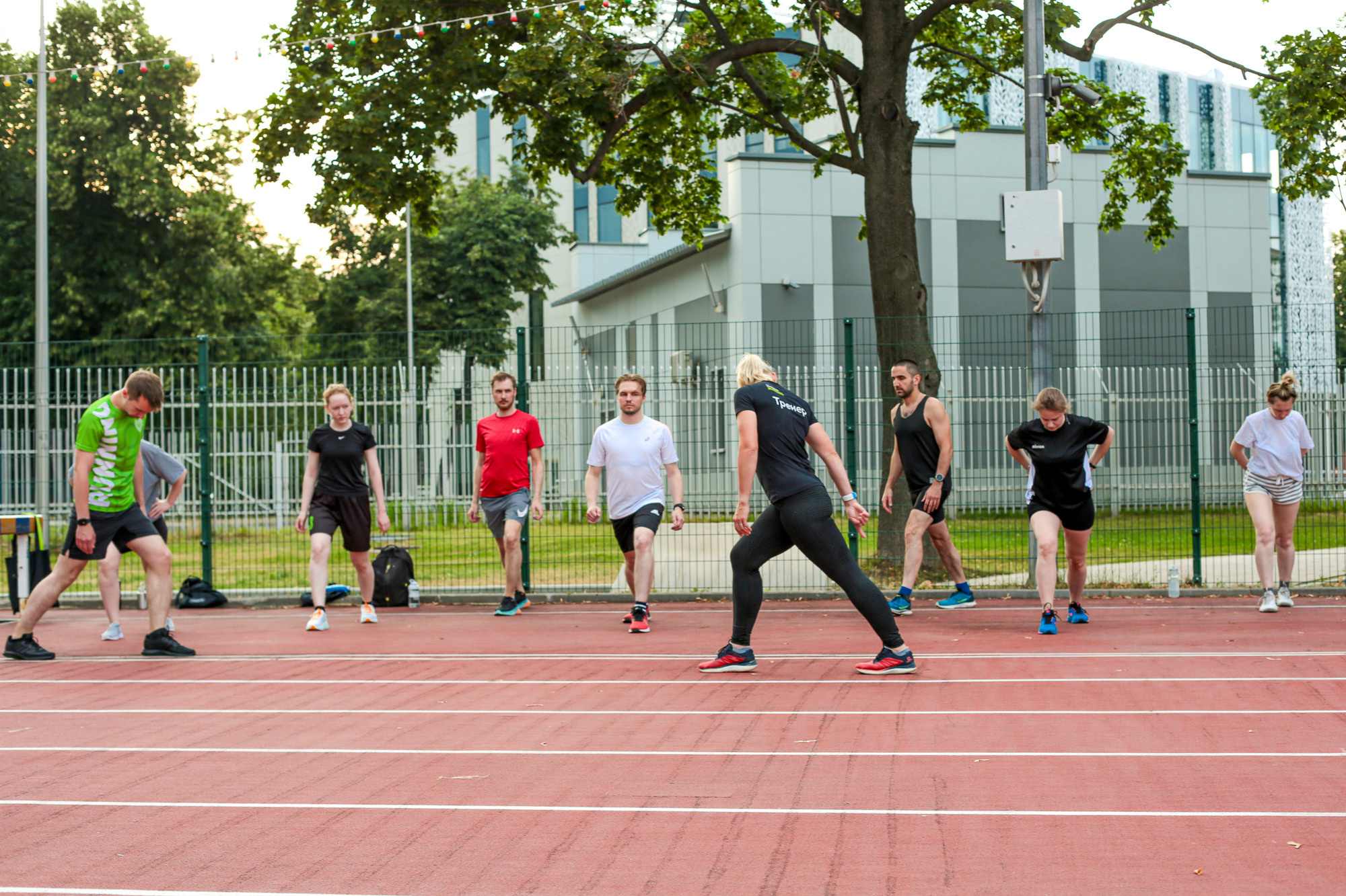 Тренировка команды Совкомбанк со школой I LOVE RUNNING, Лужники. Коммерческий фотограф Ксения Есина