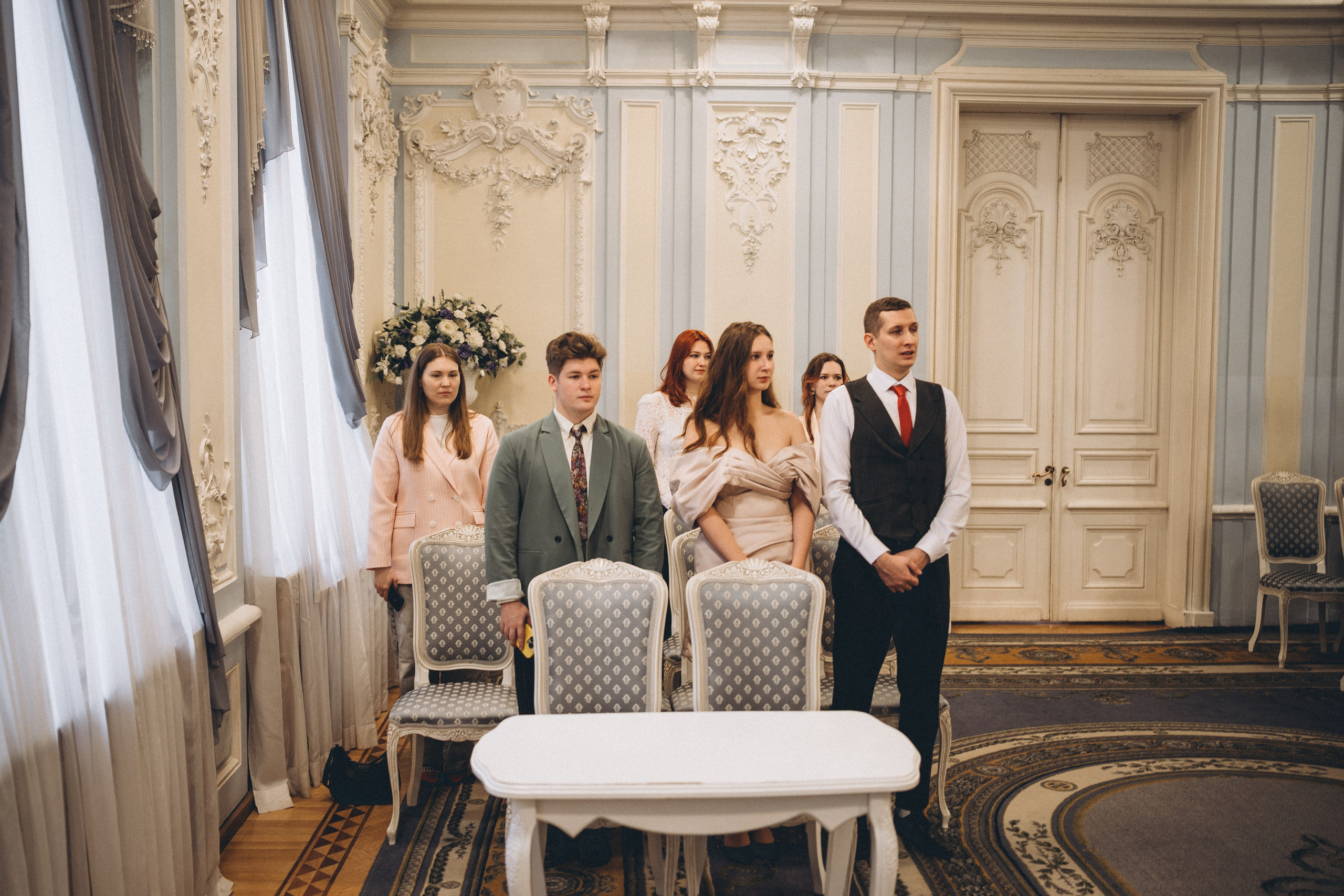 СВАДЕБНАЯ СЬЕМКА ВО ВТОРОМ ДВОРЦЕ С ГОСТЯМИ И ПРОГУЛКА В ТАВРИЧЕСКОМ САДУ. Профессиональный фотограф, Санкт-Петербург — Виктория Богомолова