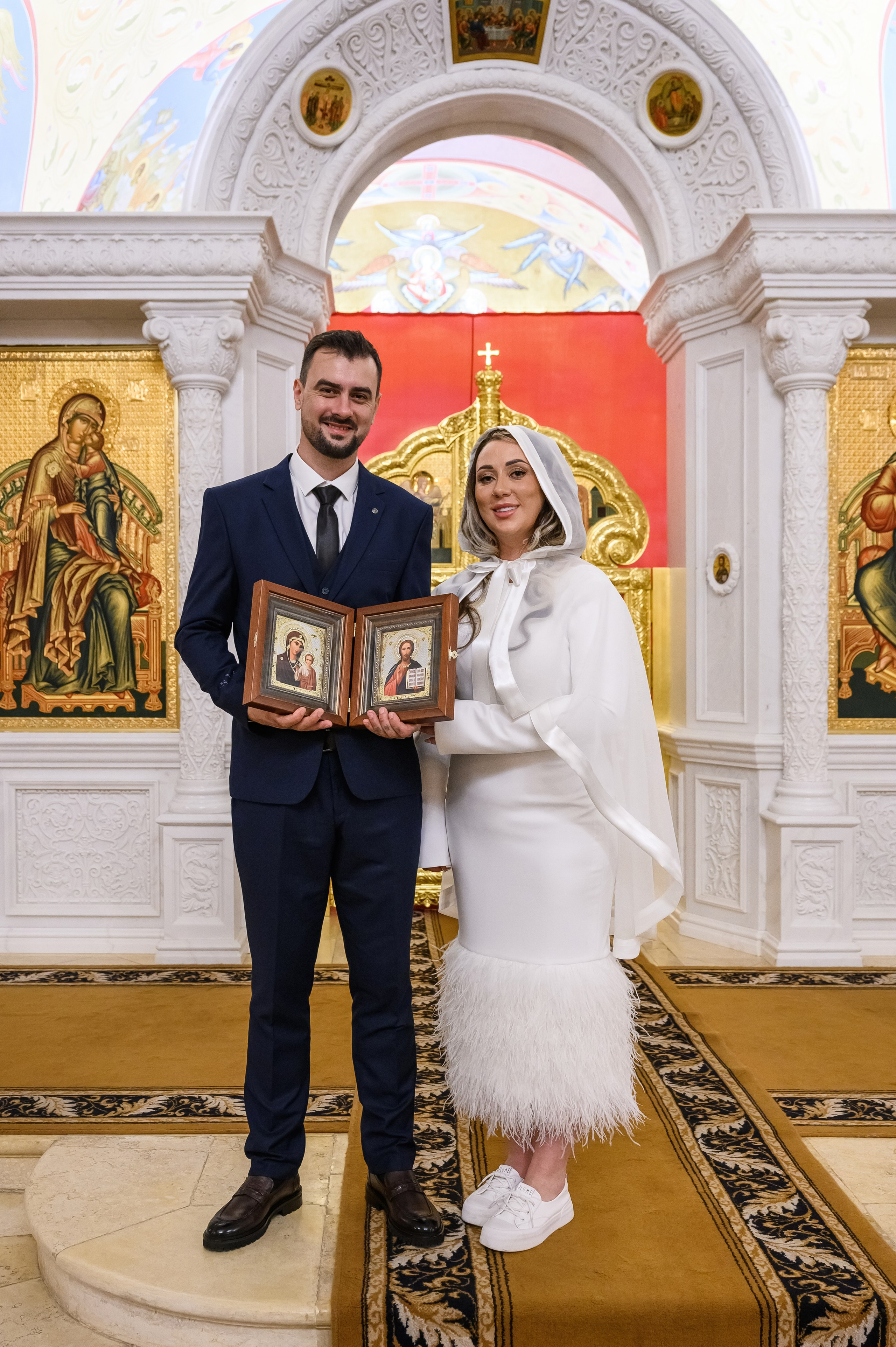 Свадьба Венчание Храм Христа Спасителя. Свадебный фотограф Москва Юрий Кульман