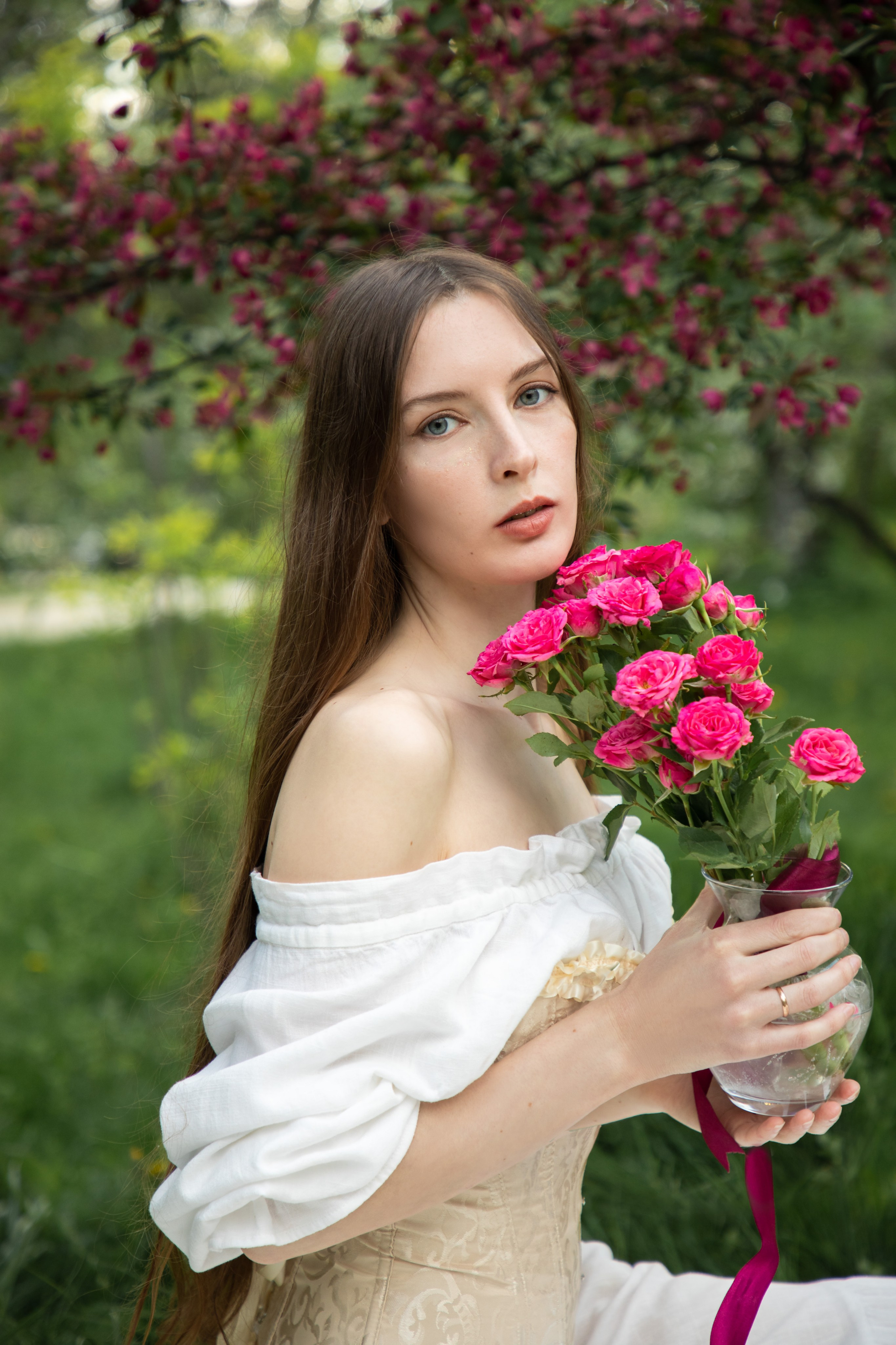 Пикник в розовых яблонях. Юлия Башкатова, сказочный фотограф, Москва
