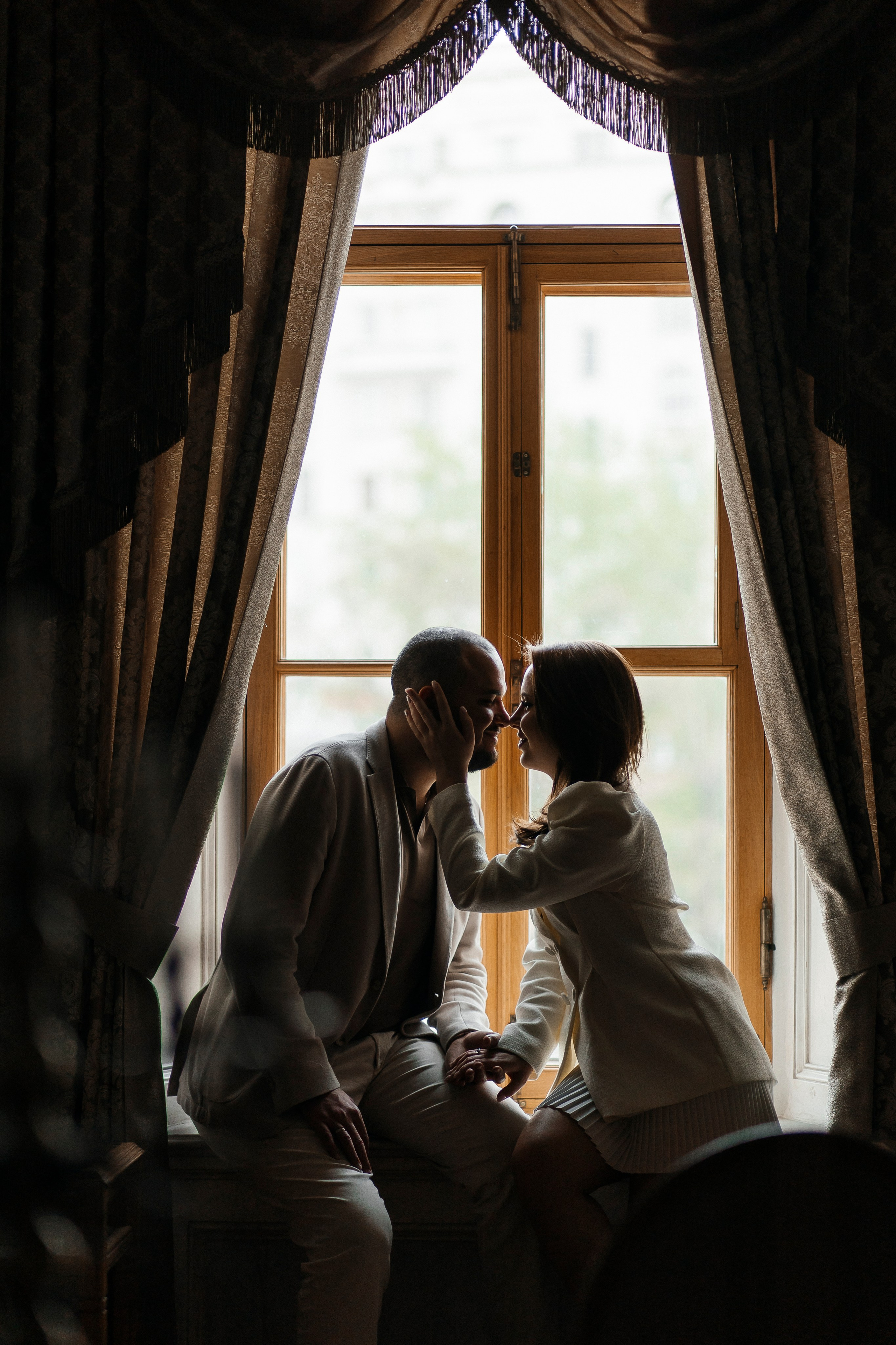 Анастасия и Мостафа (библиотека + прогулка). Фотограф в Москве Екатерина Потапова