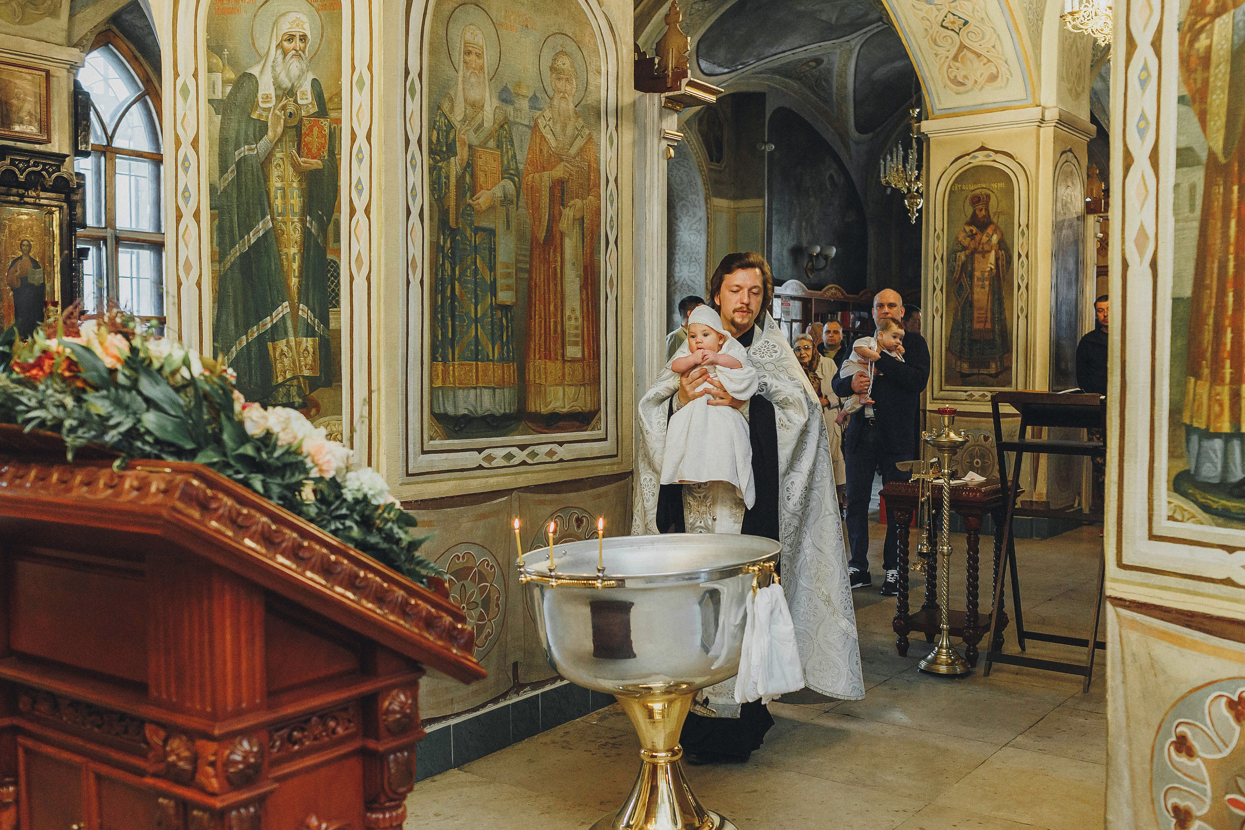 Таинство крещения в Люберцах и Москве. Фотограф в Москве и Люберцах Анна Ушакова