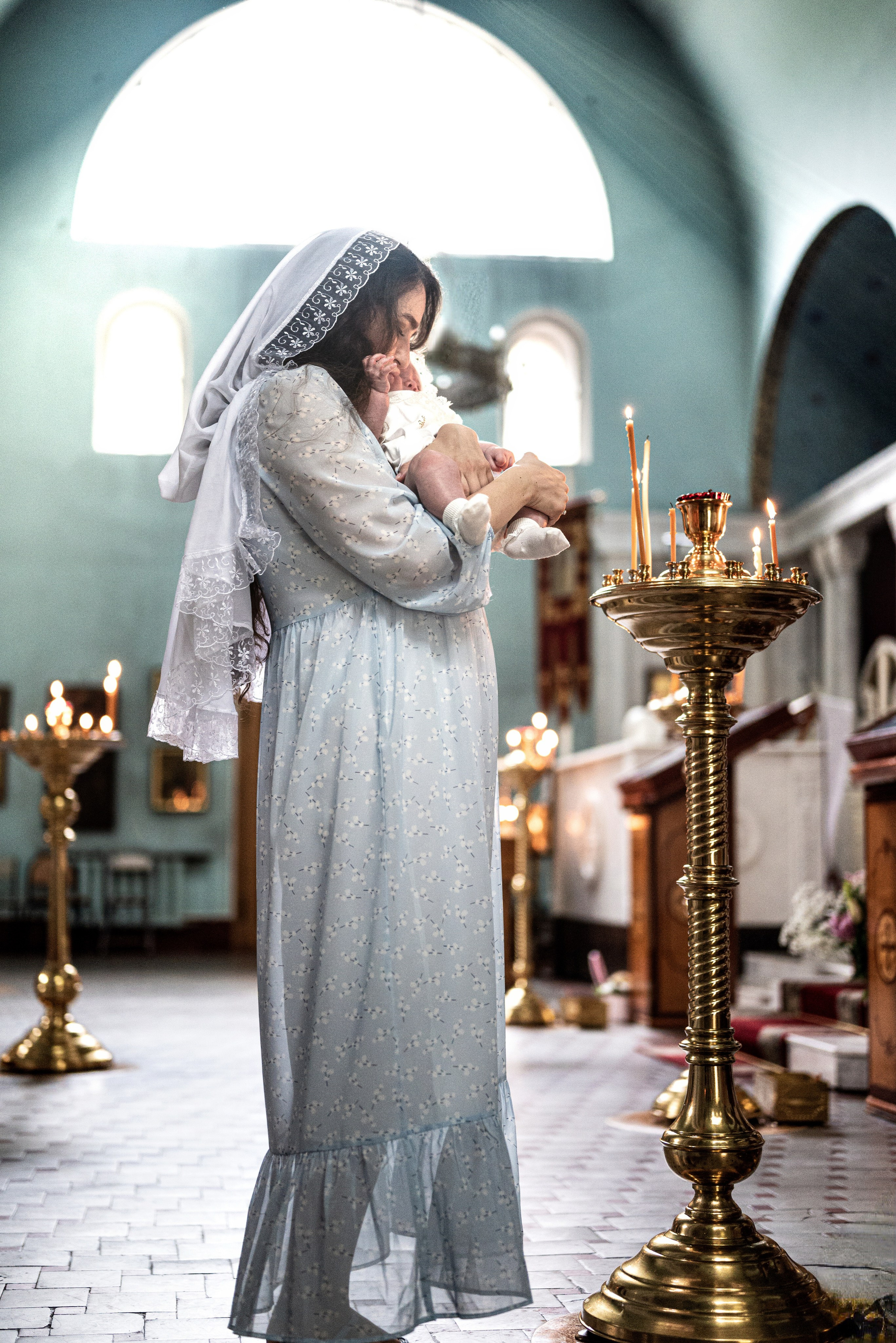 Крещение Анна. Семейный и детский фотограф Москва