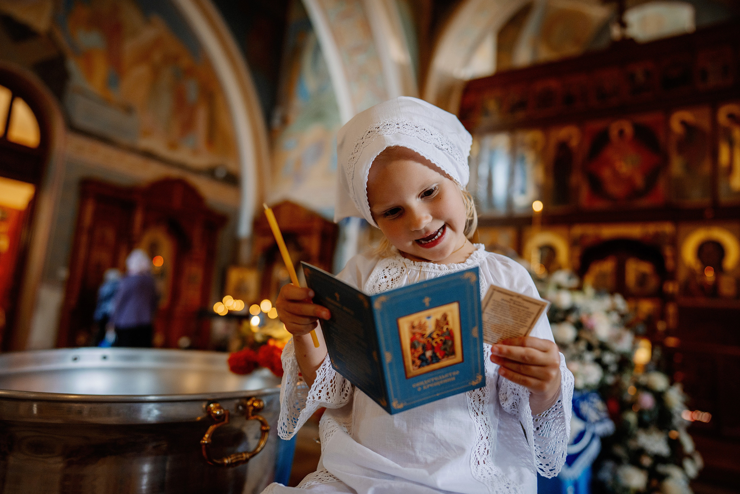 Крещение Евы. Фотограф на Крещение и Венчание в Красноярске Рамазанова Юлия