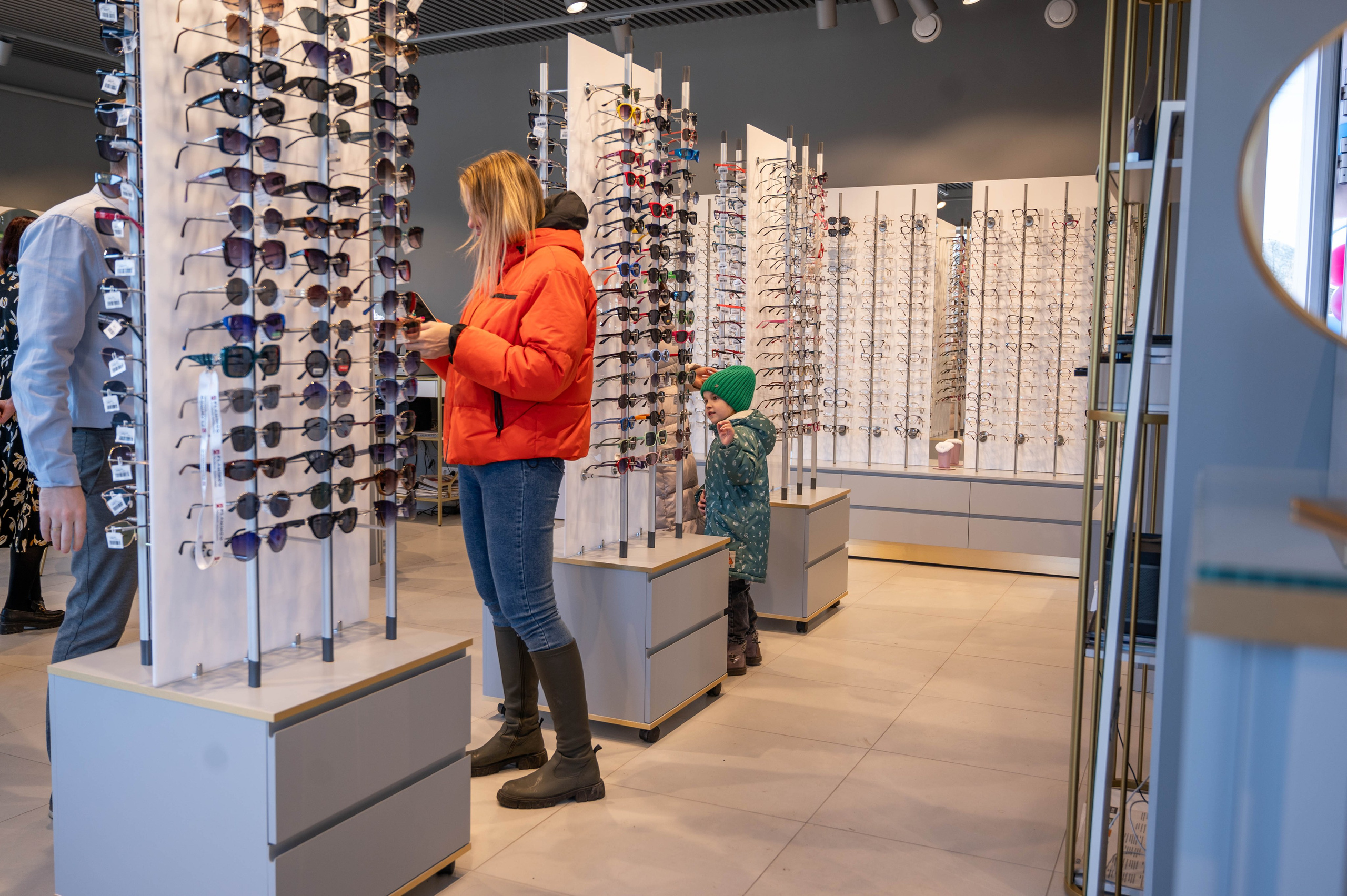 Съёмка открытия оптики