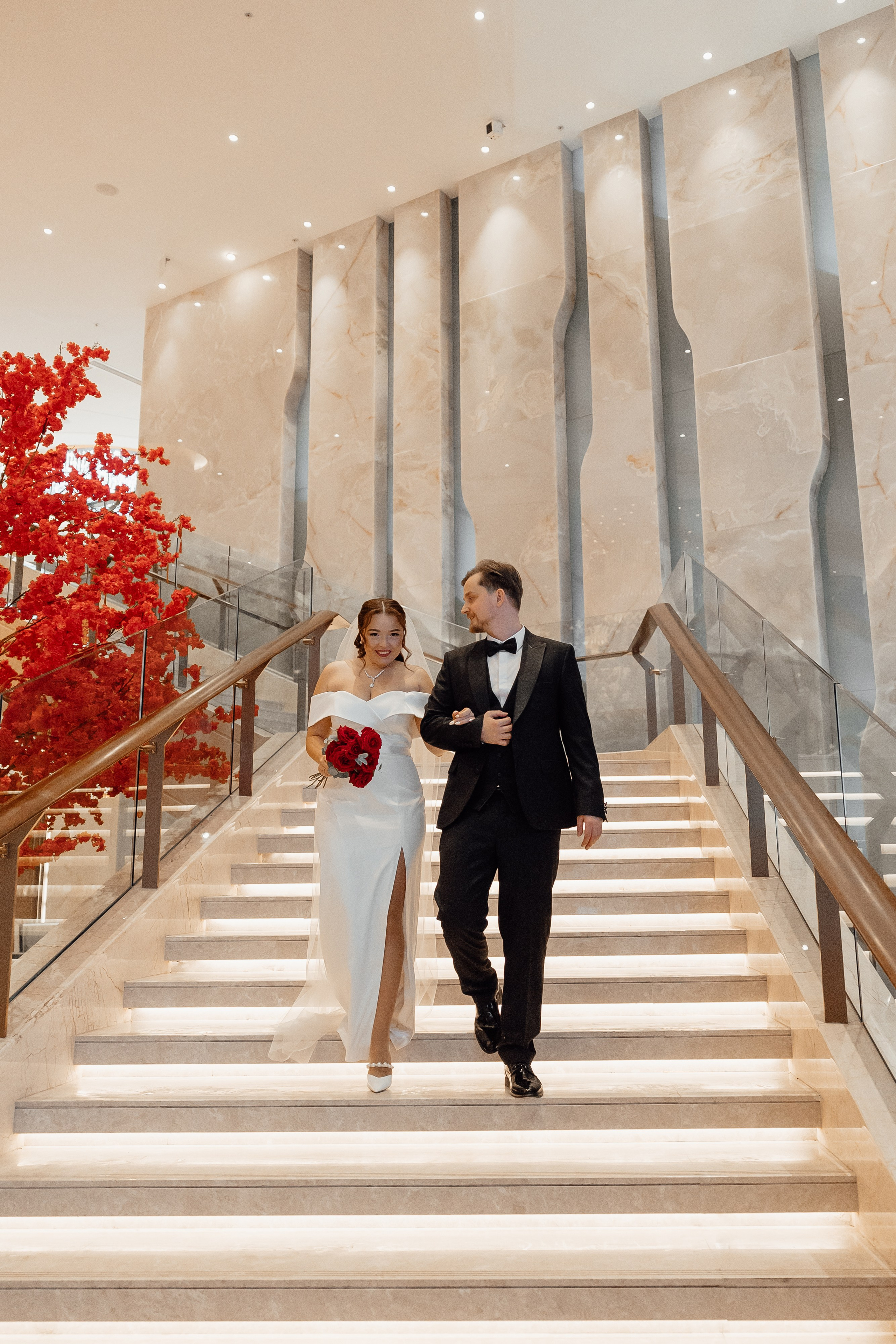 свадебная фотосессия в отеле Soluxe hotel Moscow