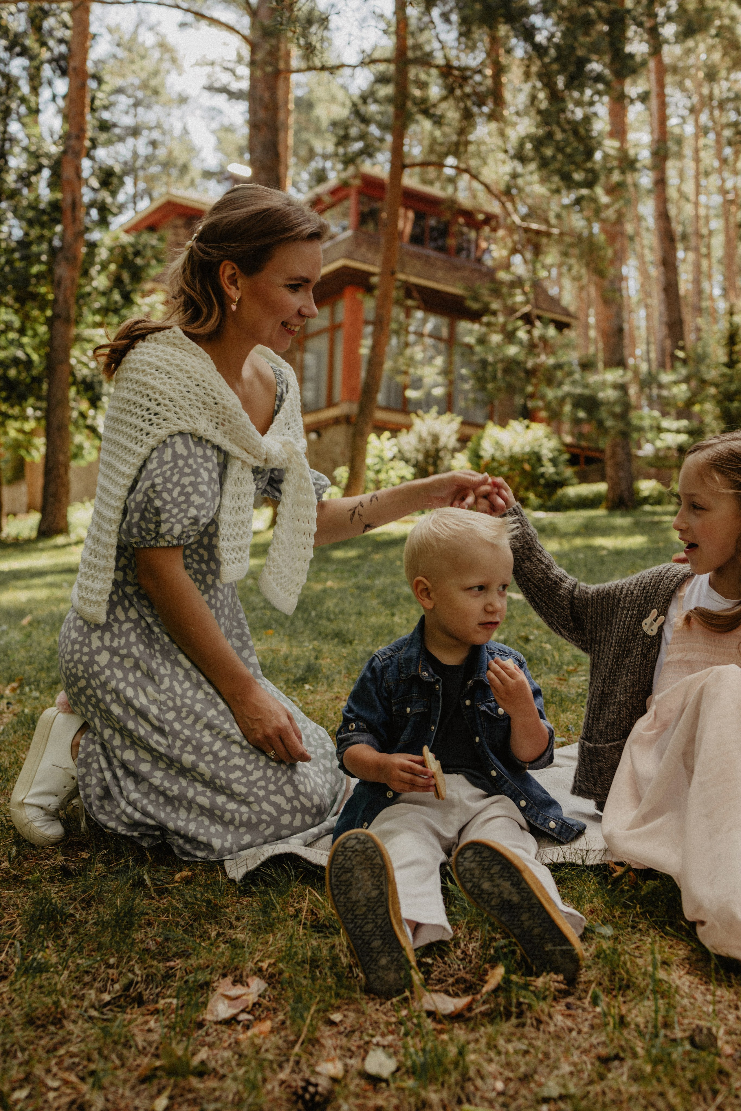 В Донском лесу. Семейный лайфстайл фотограф в г. Липецк