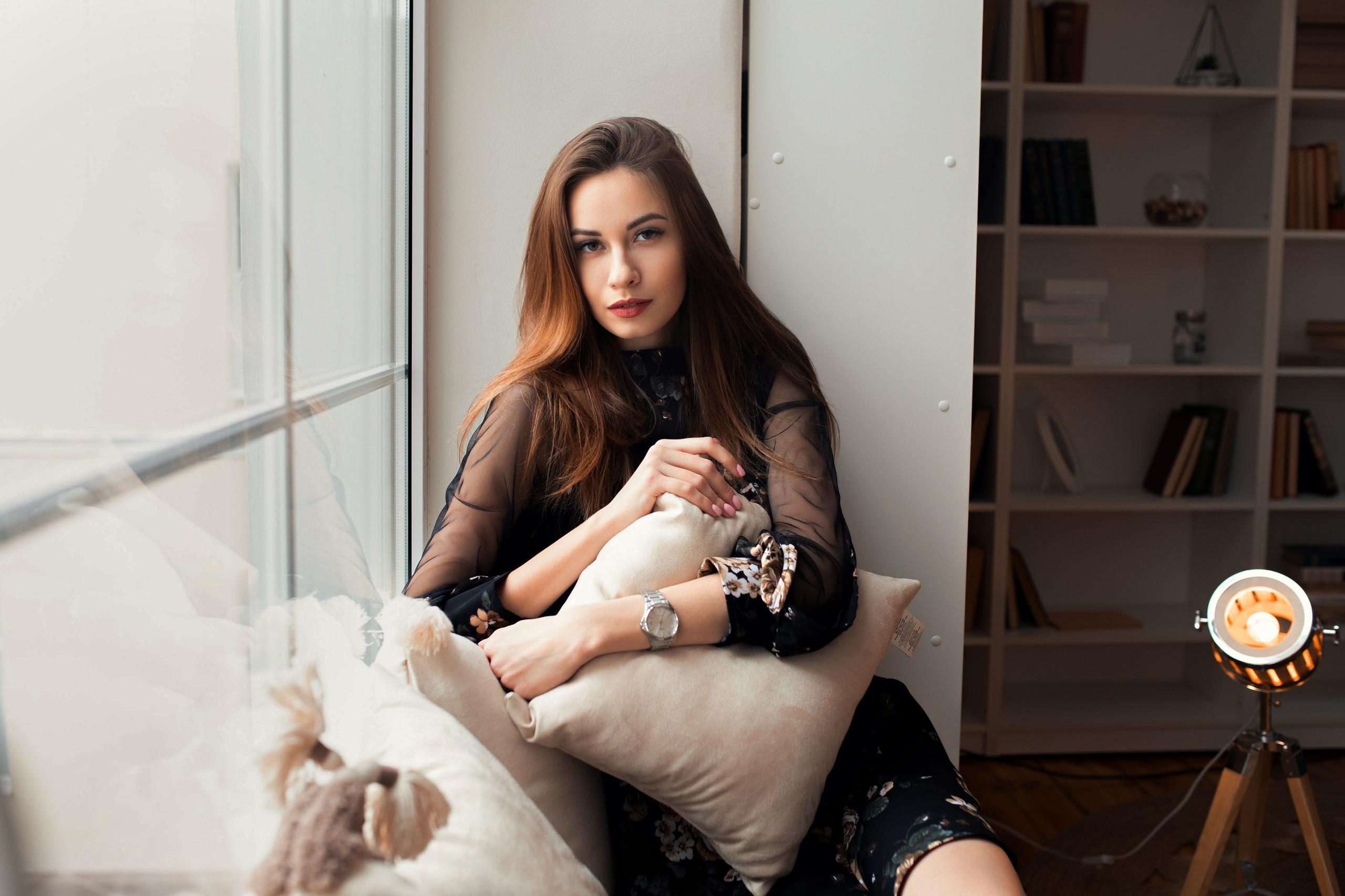 Фотосет с Ольгой в интерьерной студии для «себя»